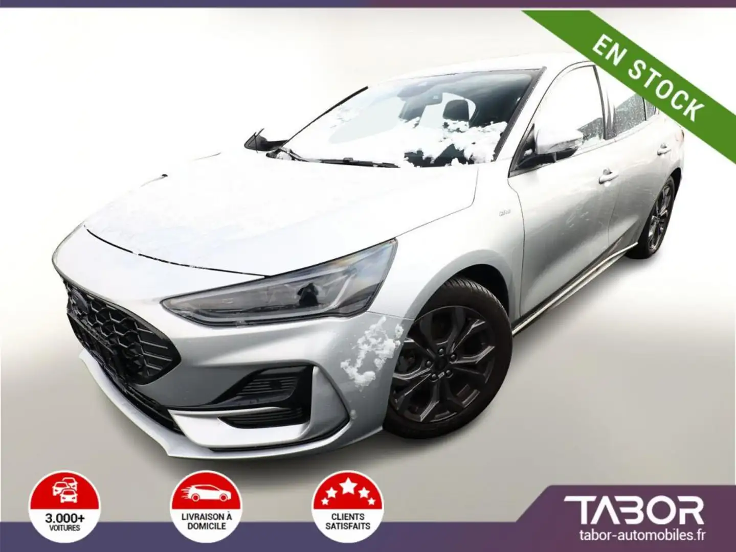 Ford Focus 1.0 EB 125 Aut. ST-Line LED GPS ACC Argent - 1