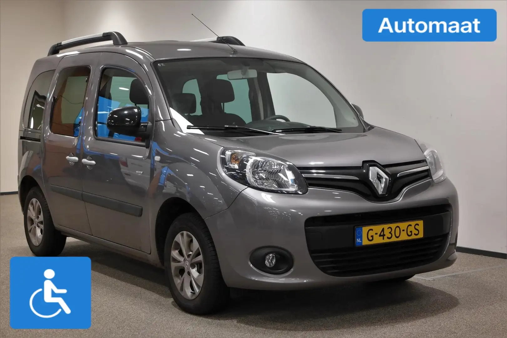 Renault Kangoo Rolstoelauto Automaat 3+1 Luchtvering Grijs - 1