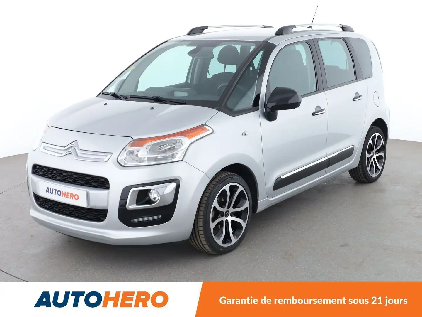 Citroen C3 Picasso 1.6 Blue-HDi Exclusive Gris - 1