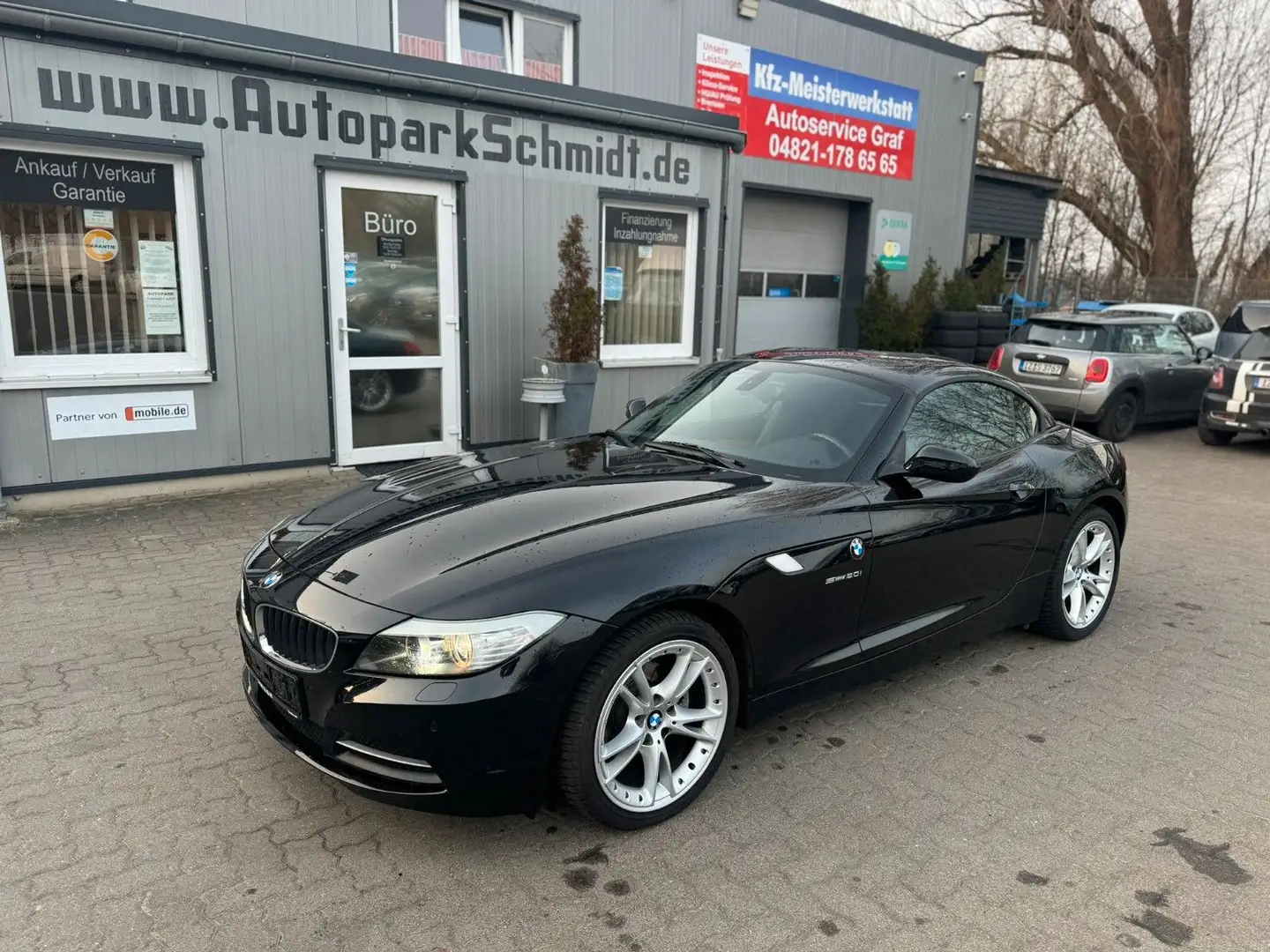 BMW Z4 Roadster 20i PDC°LEDER°LENK+SITZHZ°ALCANTARA! Schwarz - 2