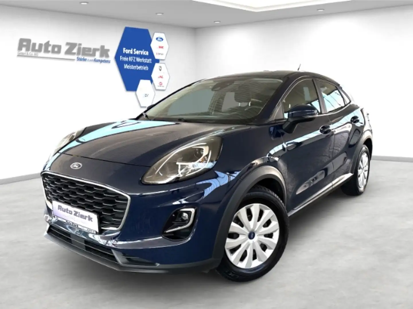 Ford Puma Cool & Connect 1.0 EcoBoost DAB SHZ GANZJAHRESREIF Bleu - 1