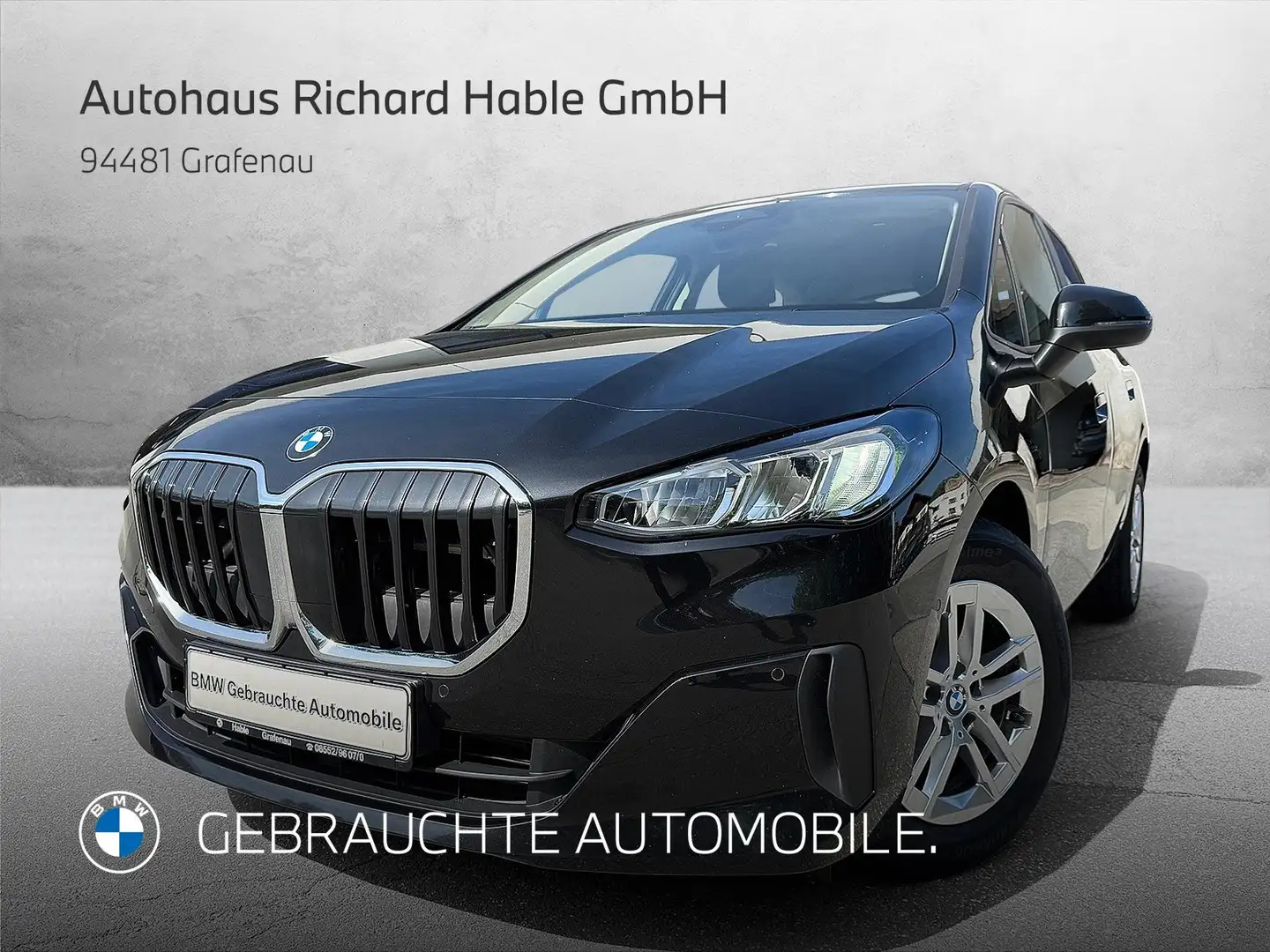 BMW 218 d Active Tourer Noir - 1