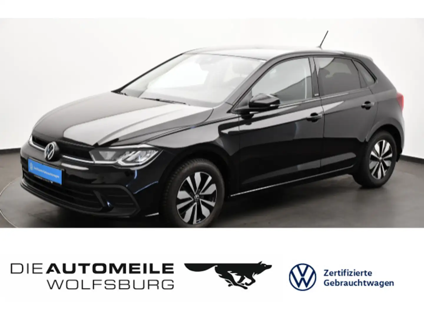 Volkswagen Polo 6 VI 1.0 Move LED/Navi/Sitzhzg Schwarz - 1