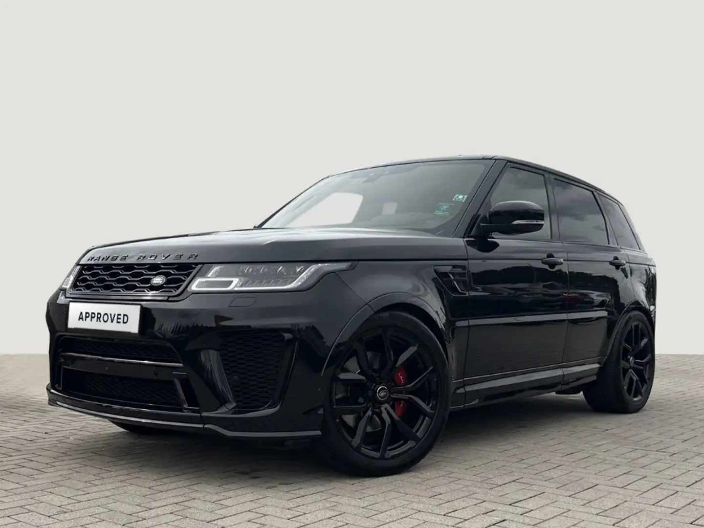 Land Rover Range Rover Sport SVR 575PS Carbon Haube Leder StandHZG Keyless HUD Schwarz - 1