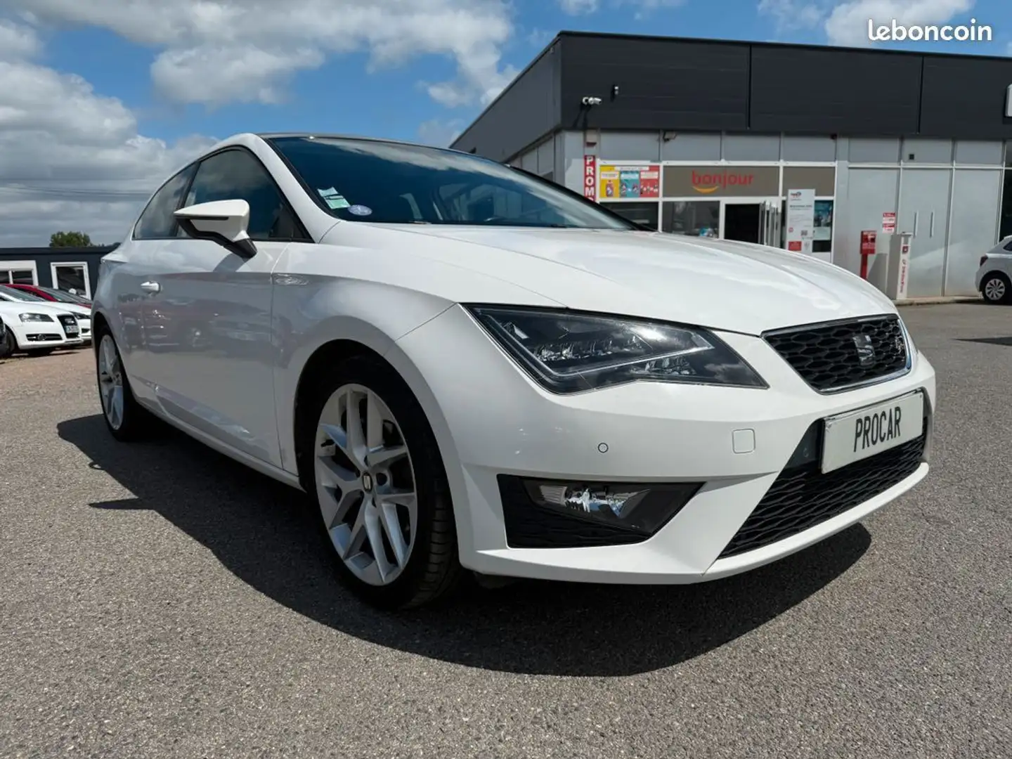 SEAT Leon 1.4 tsi 150 act fr s&s Blanc - 2