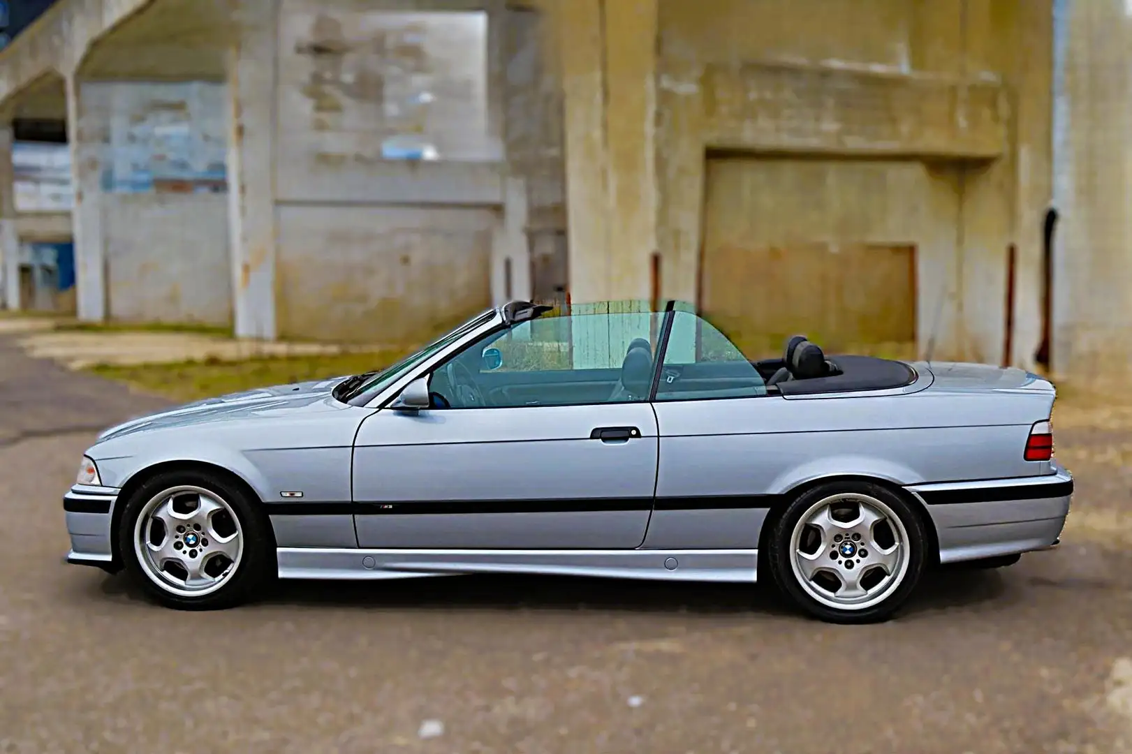 BMW M3 3-serie Cabrio 3.2 NAP Clima Leer E36 M3 Grau - 2