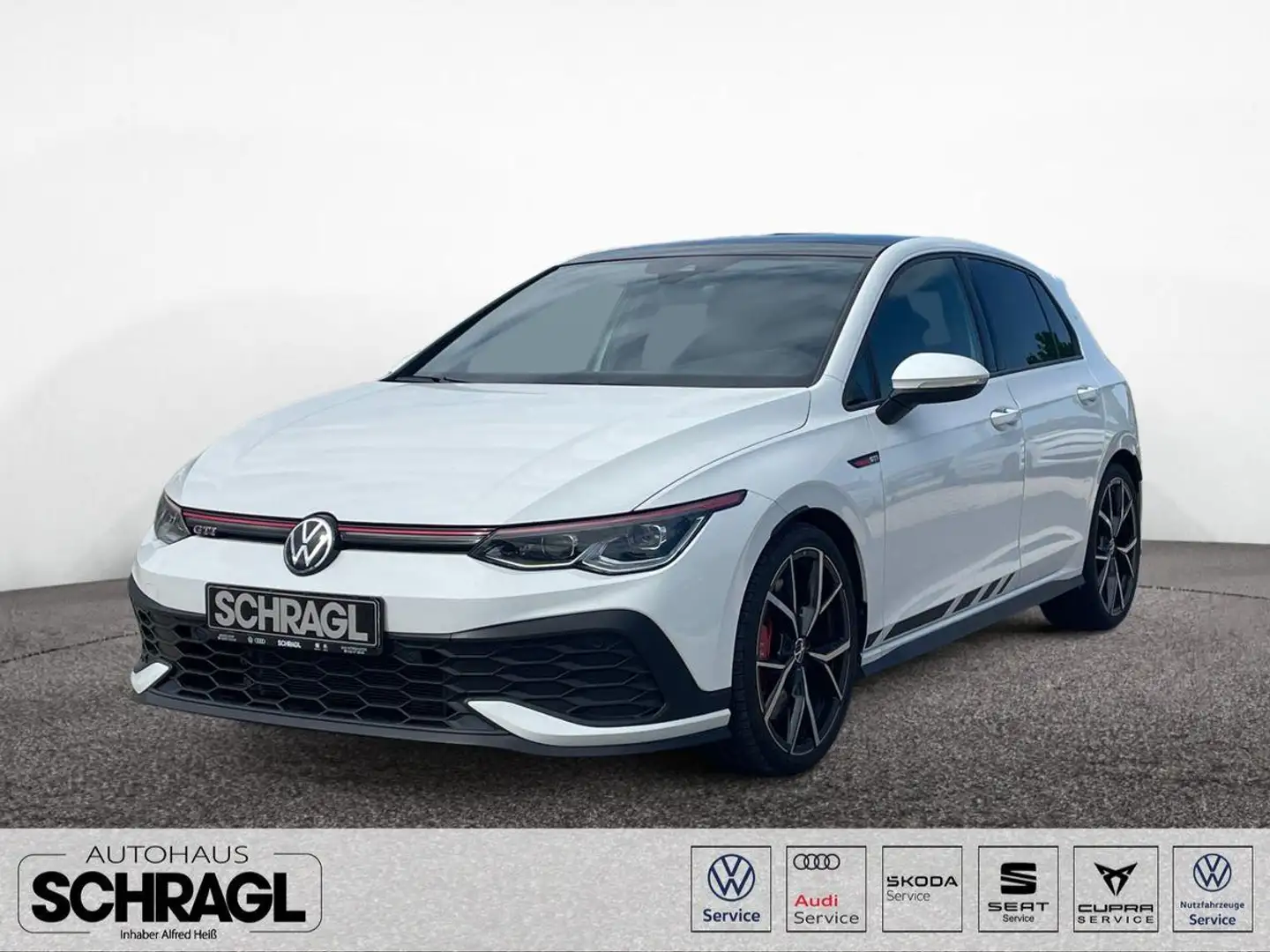 Volkswagen Golf VIII 2.0 TSI DSG GTI CLUBSPORT+PANO+KAMERA Wit - 2