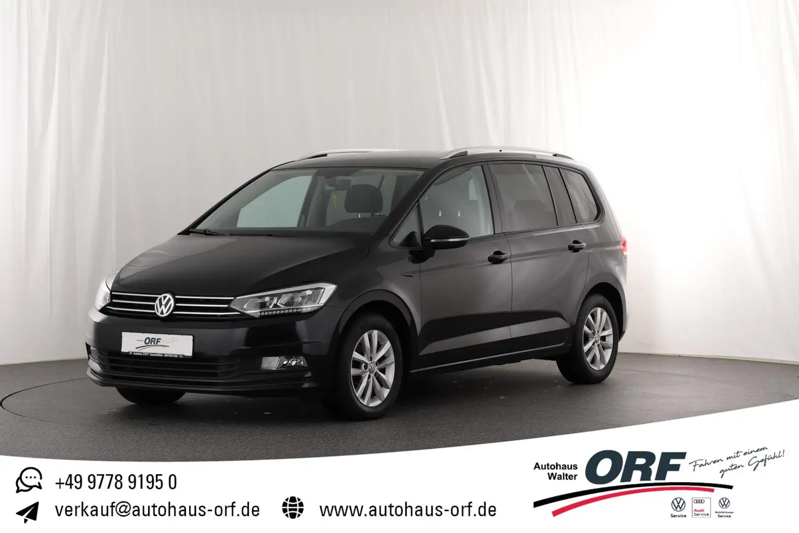 Volkswagen Touran 2.0 TDI ALLSTAR DSG KLIMA NAVI LED SITZHZG Schwarz - 1