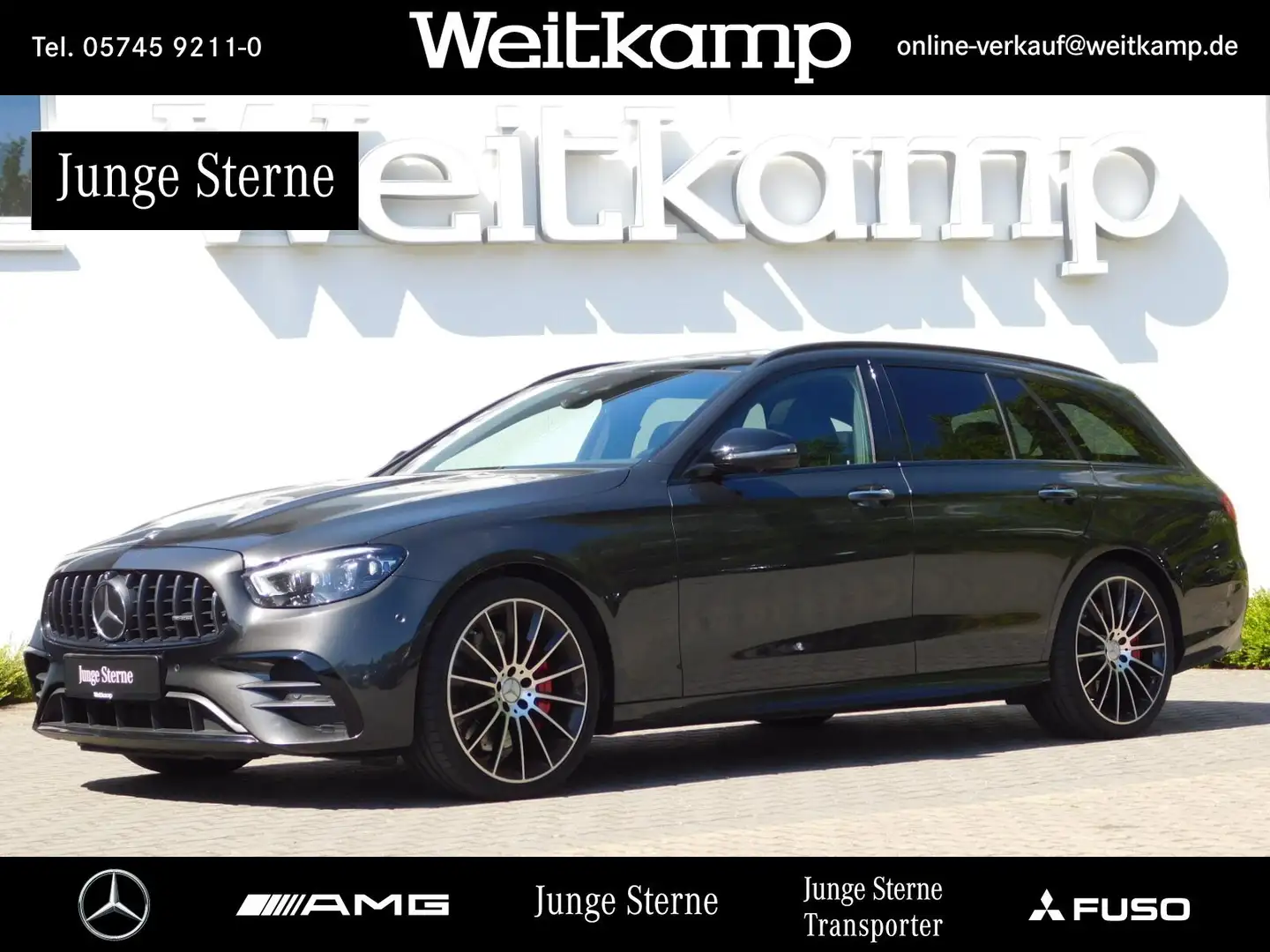 Mercedes-Benz E 53 AMG AMG E 53 4M+ T Night+Pano+AHK+360°+Standh.+Mem. Grau - 1