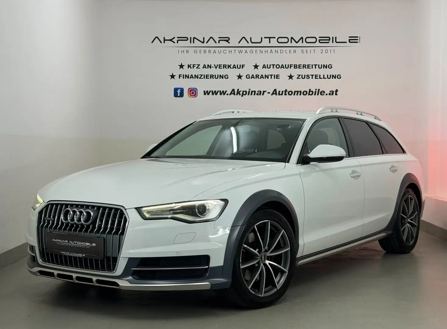 Audi A6 allroad quattro 3.0 TDI S-tronic NAVI - AHK - XENON Weiß - 1