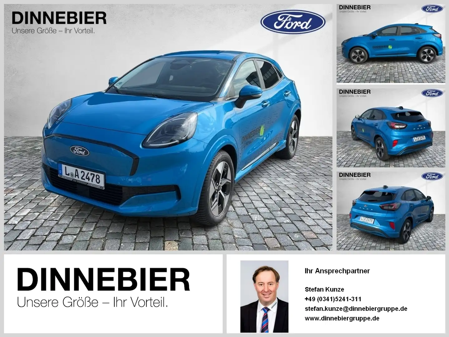 Ford Puma Gen-E Gen-E LED+Kamera+Navi+Winterpaket Bleu - 1