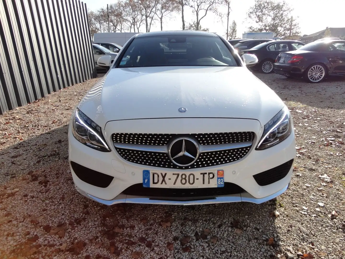 Mercedes-Benz C 220 220 D 170CH AMG LINE 9G-TRONIC Blanc - 2