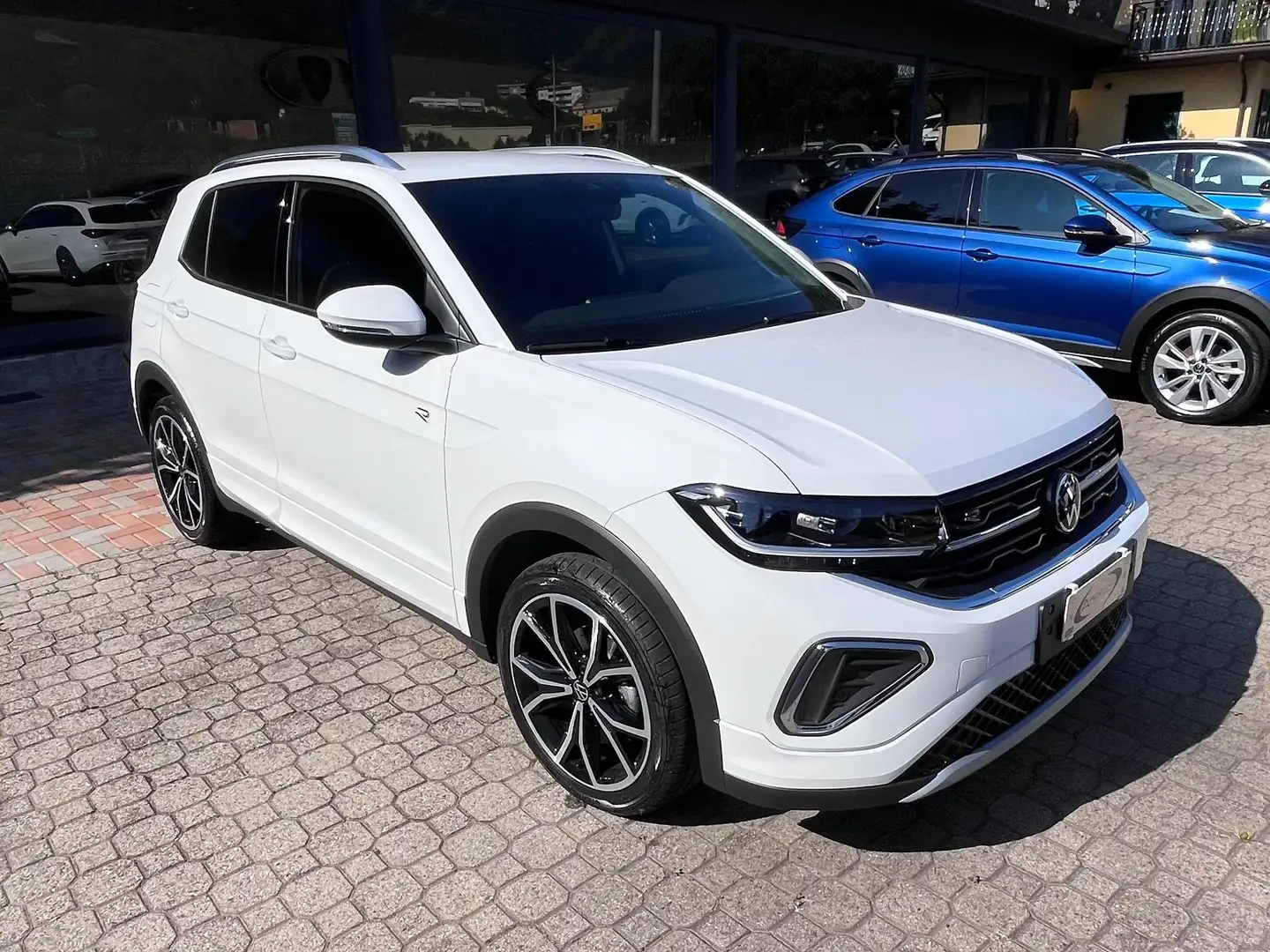 Volkswagen T-Cross 1.0 tsi R-Line Plus 115cv Weiß - 1