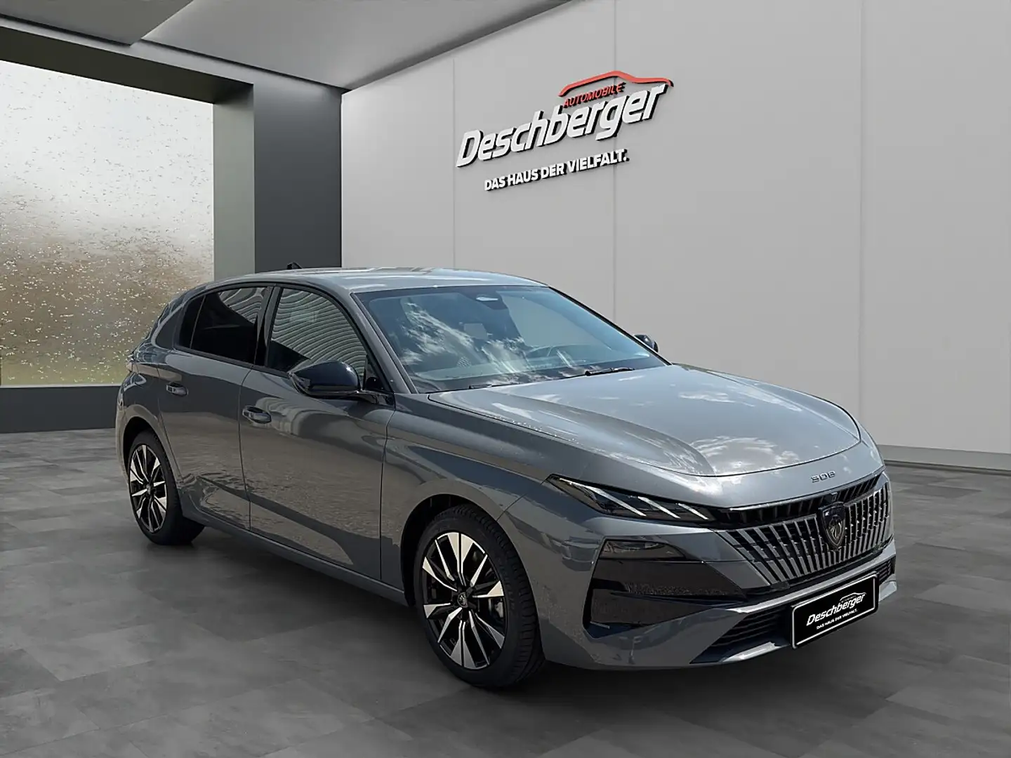 Peugeot 308 Hybrid 145 e-DSC6 Allure Grau - 2