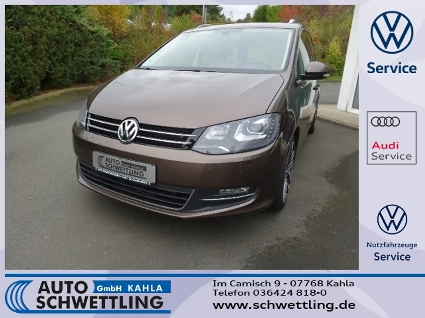 Volkswagen Sharan 2.0 TSI DSG Highline KLIMA XENON NAVI ALU Brun - 1