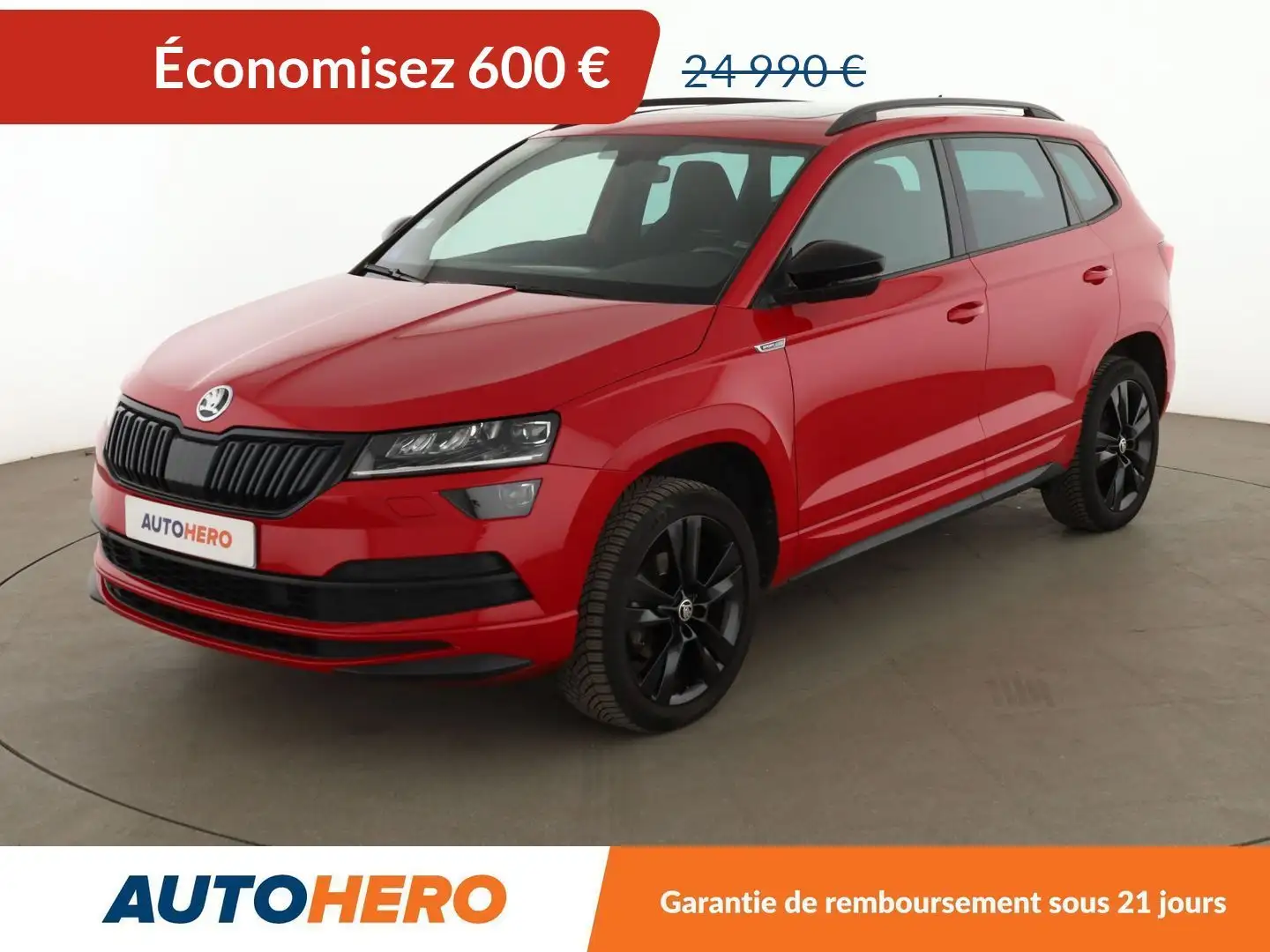 Skoda Karoq 1.5 TSI ACT Sportline DSG7 Rouge - 1