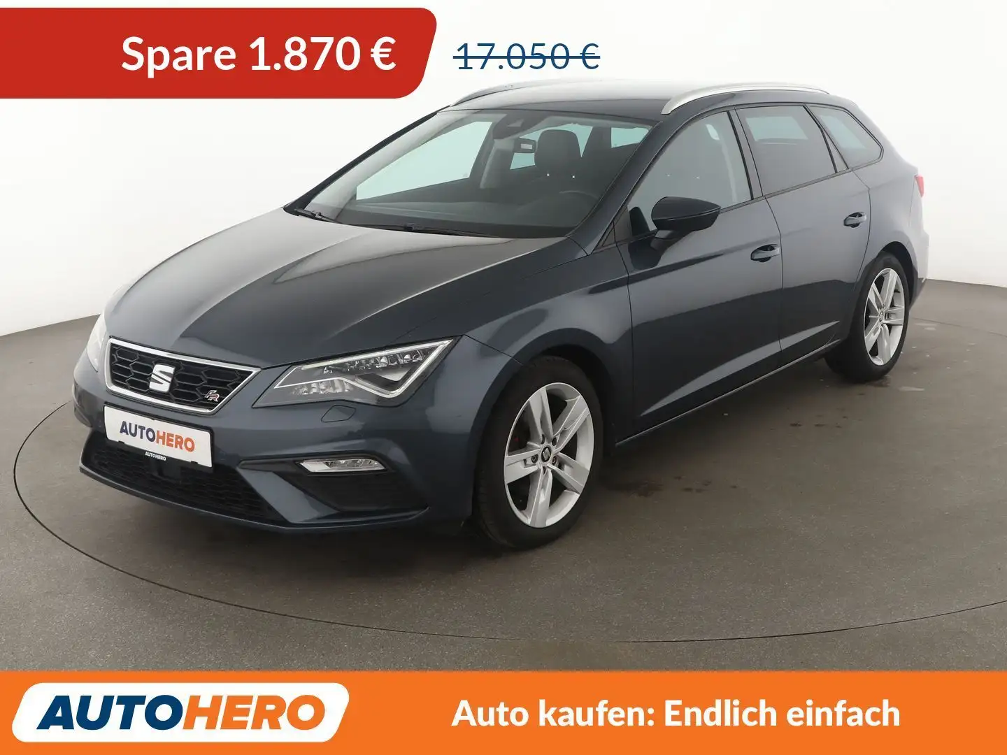 SEAT Leon 1.5 TSI ACT FR Aut.*NAVI*LED*TEMPO*CAM*PDC* Gris - 1