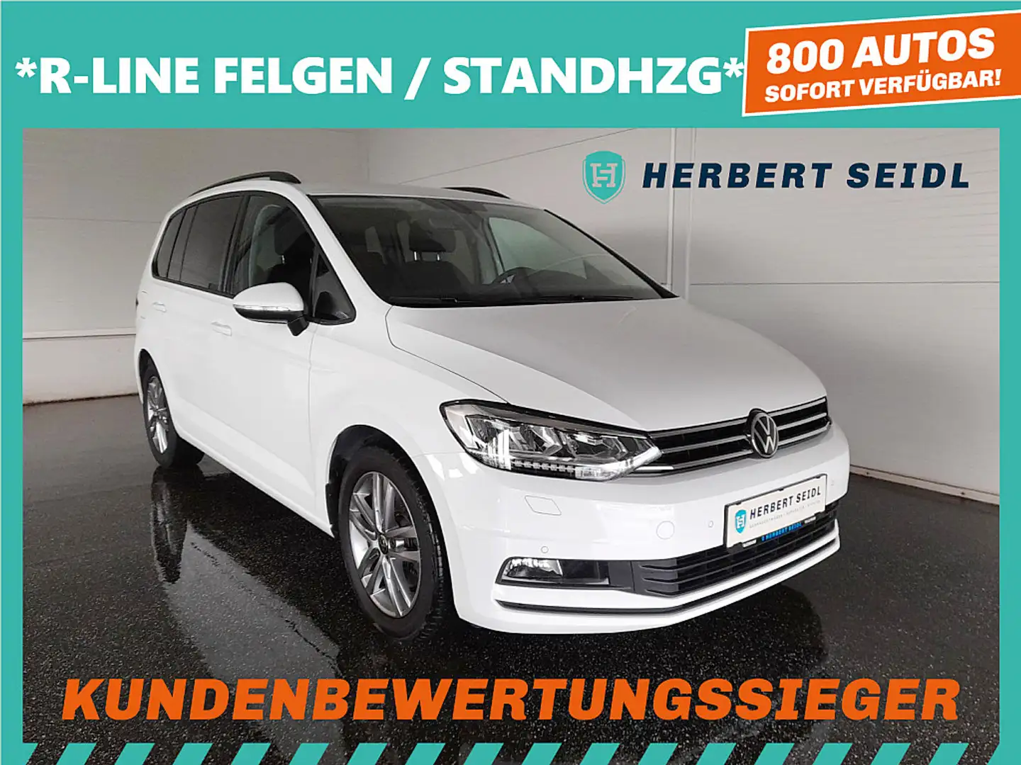 Volkswagen Touran CL 2,0 TDI DSG *R-LINE FELGEN / STANDHZG / LED ... Weiß - 1