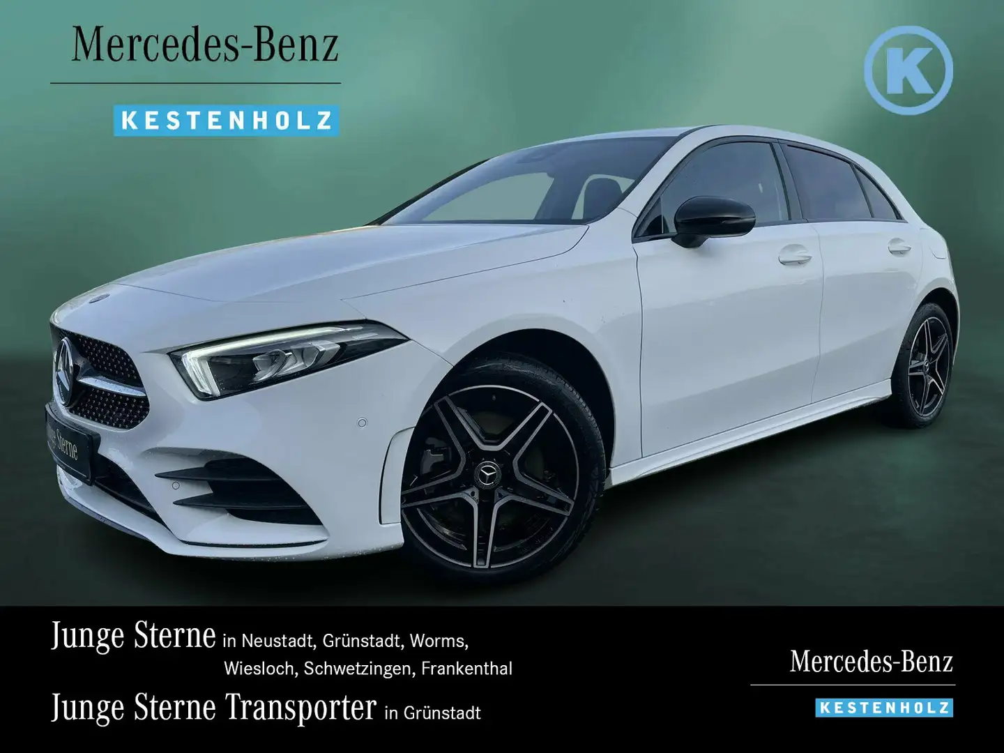 Mercedes-Benz A 250 A 250 e AMG+NIGHT+KAMERA+AMBI+SITZHZ+SPUR/BREMS Weiß - 1