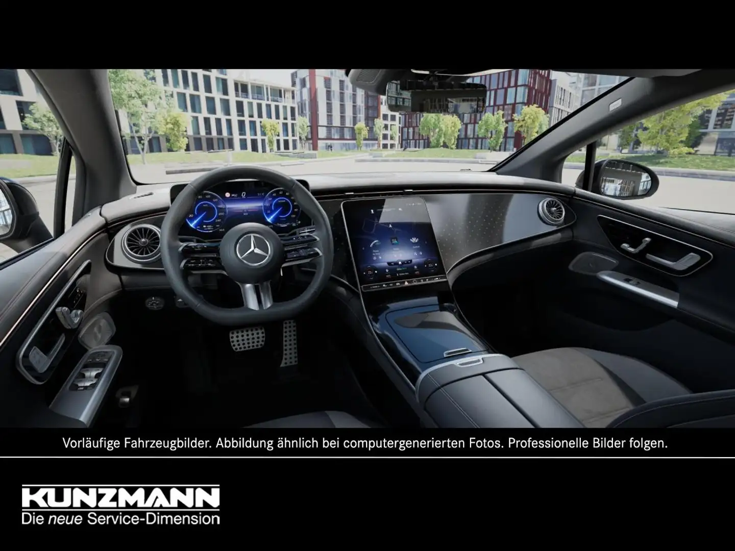 Mercedes-Benz EQE 350 AMG Navi Distronic AHK Memory 360° Noir - 2