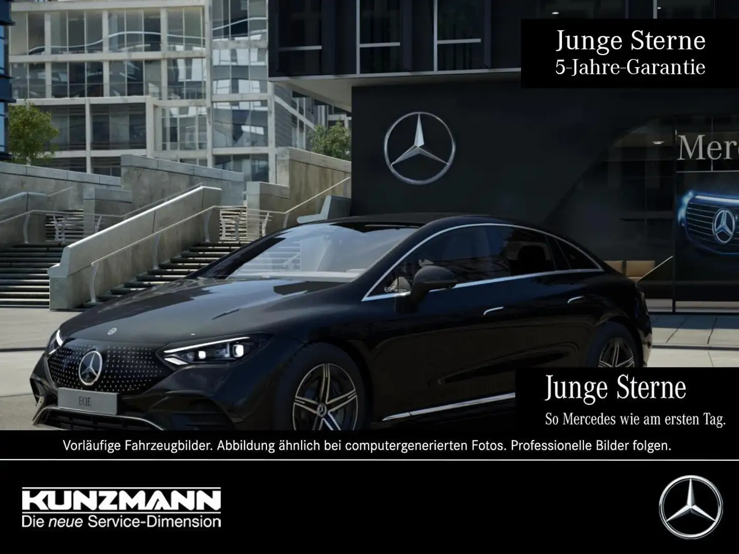 Mercedes-Benz EQE 350 AMG Navi Distronic AHK Memory 360° Noir - 1