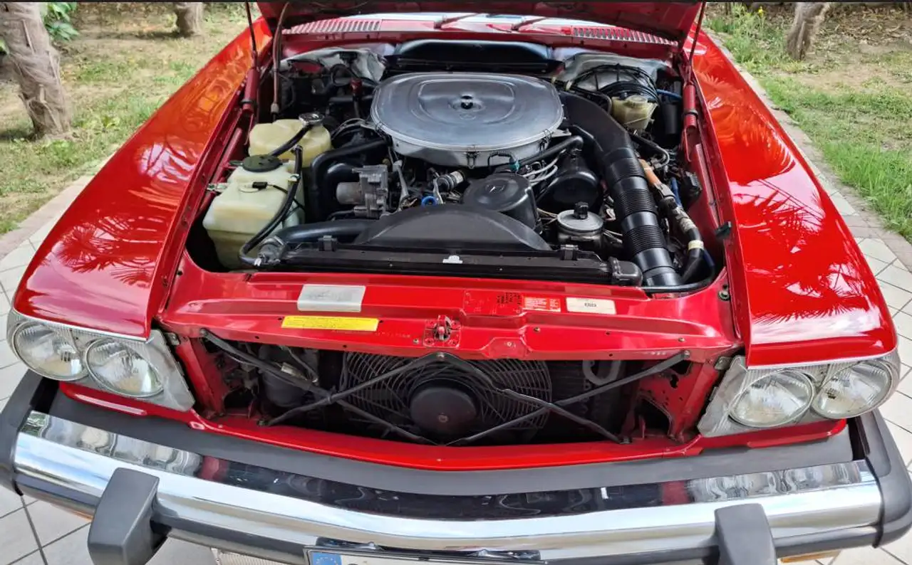 Mercedes-Benz SL 560 America 4 fari rossa interni palomino, foto 3