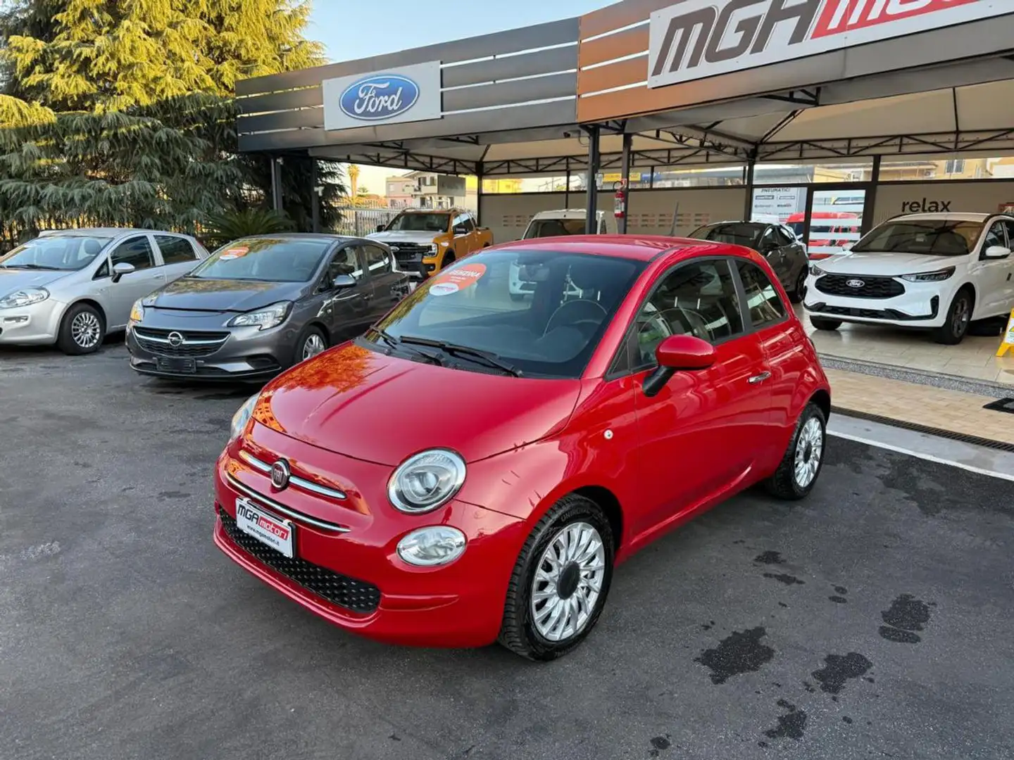 Fiat 500 1.0 Hybrid Lounge Rosso - 1