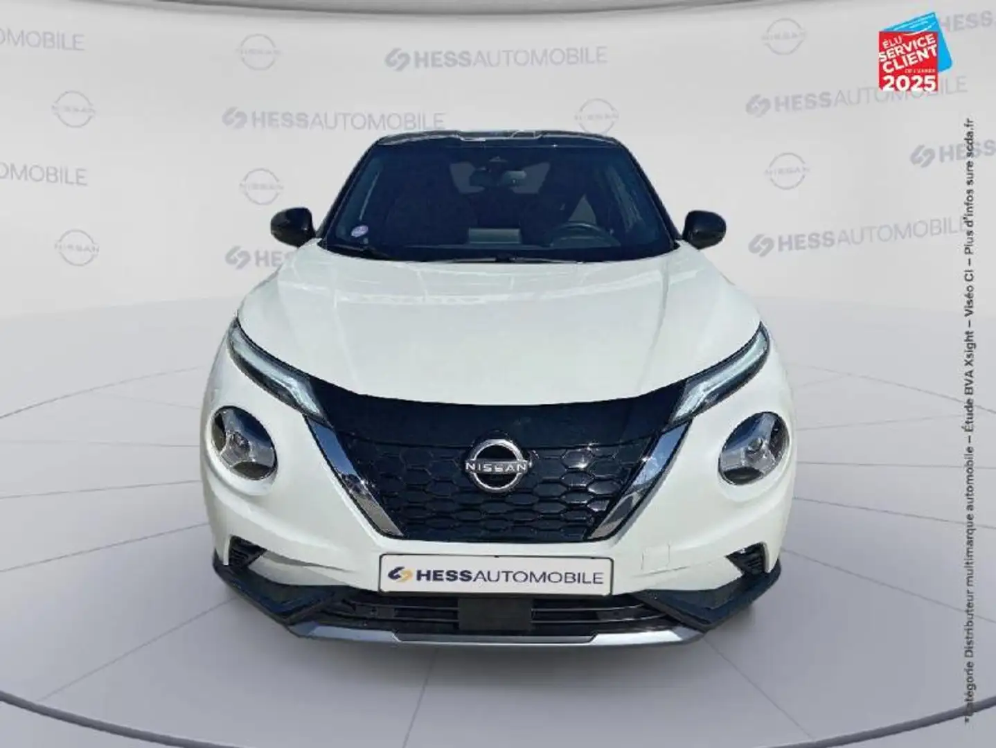 Nissan Juke 1.6 Hybrid 143ch N-Design 2022.5 Sieges chauf GPS Camera Carplay Blanc - 2