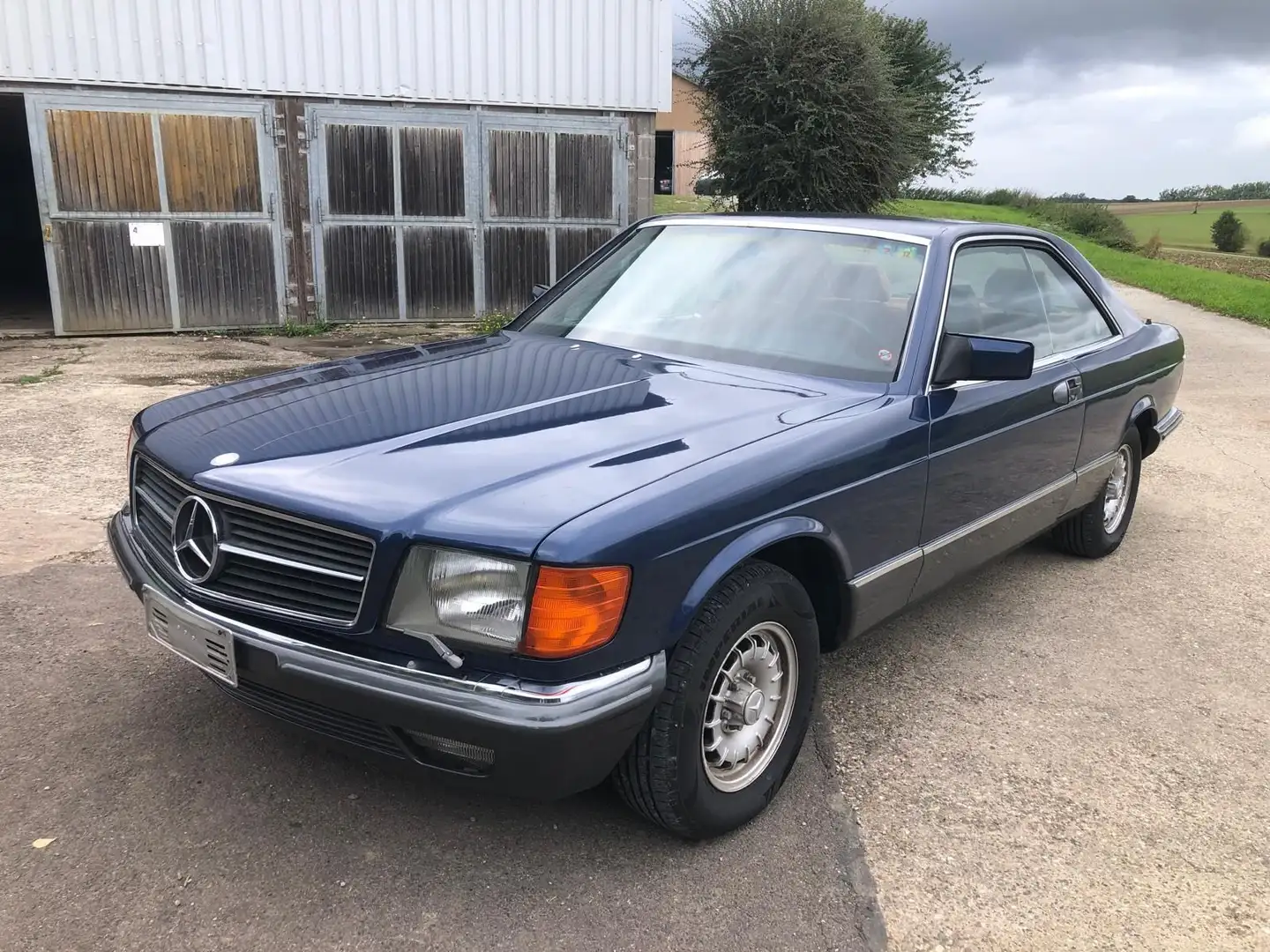 Mercedes-Benz 380 SEC Coupé Klima, Automatik Blau - 1