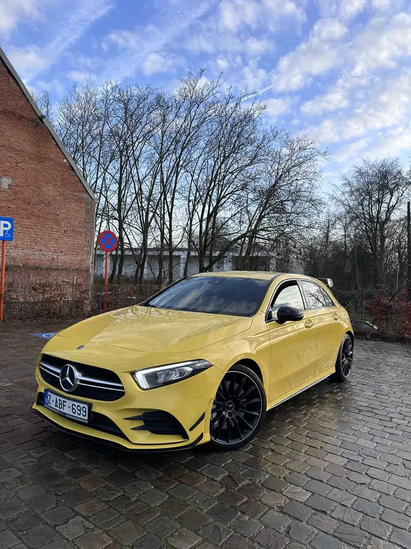 Mercedes-Benz A 35 AMG AMG | BURMESTER | CAMERA | FULL SERVICE | NAPPA Jaune - 1