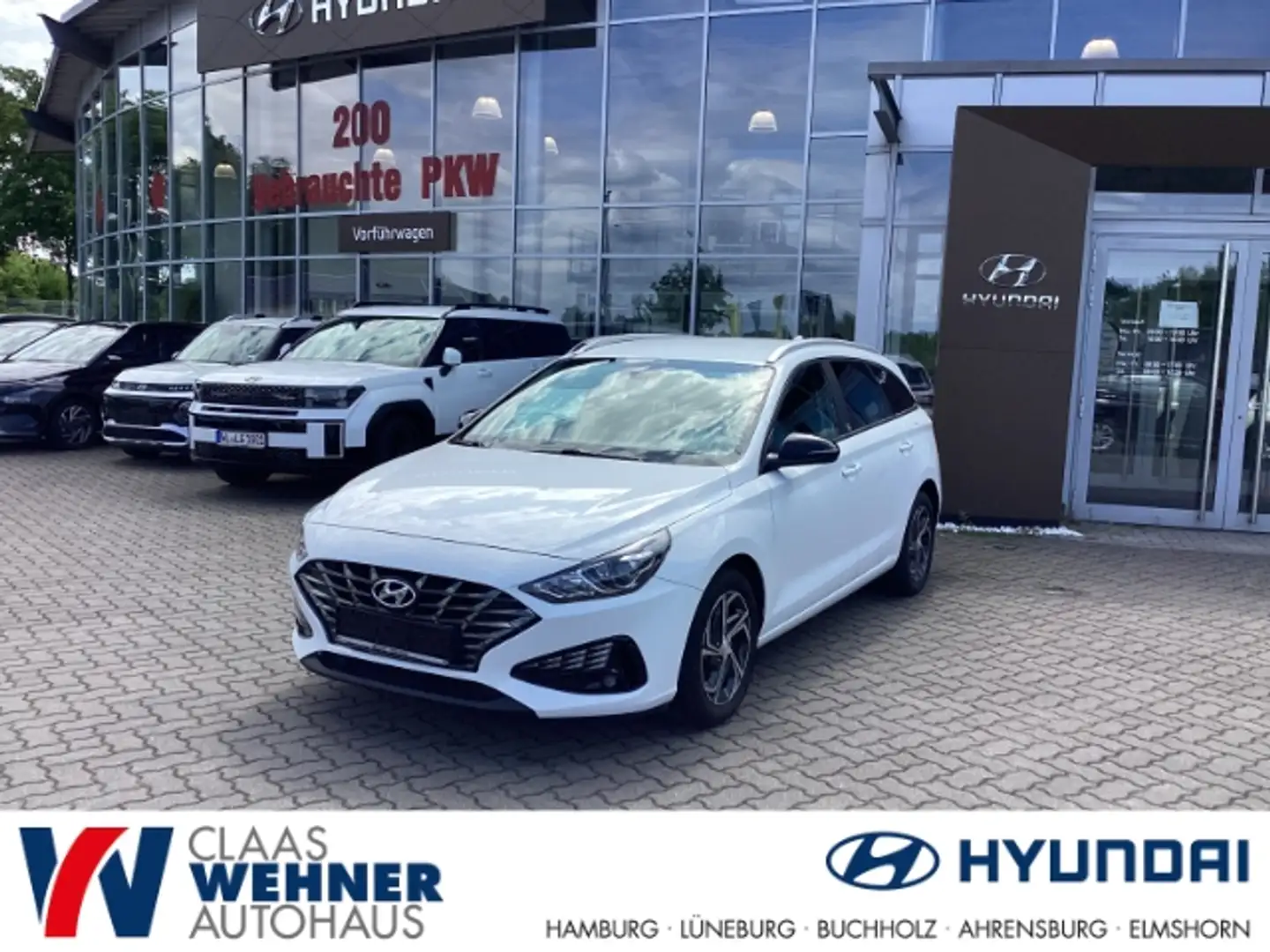 Hyundai i30 FL Kombi (MJ22) 1.0 Benzin Turbo 7-DCT Edition 30 Wit - 1