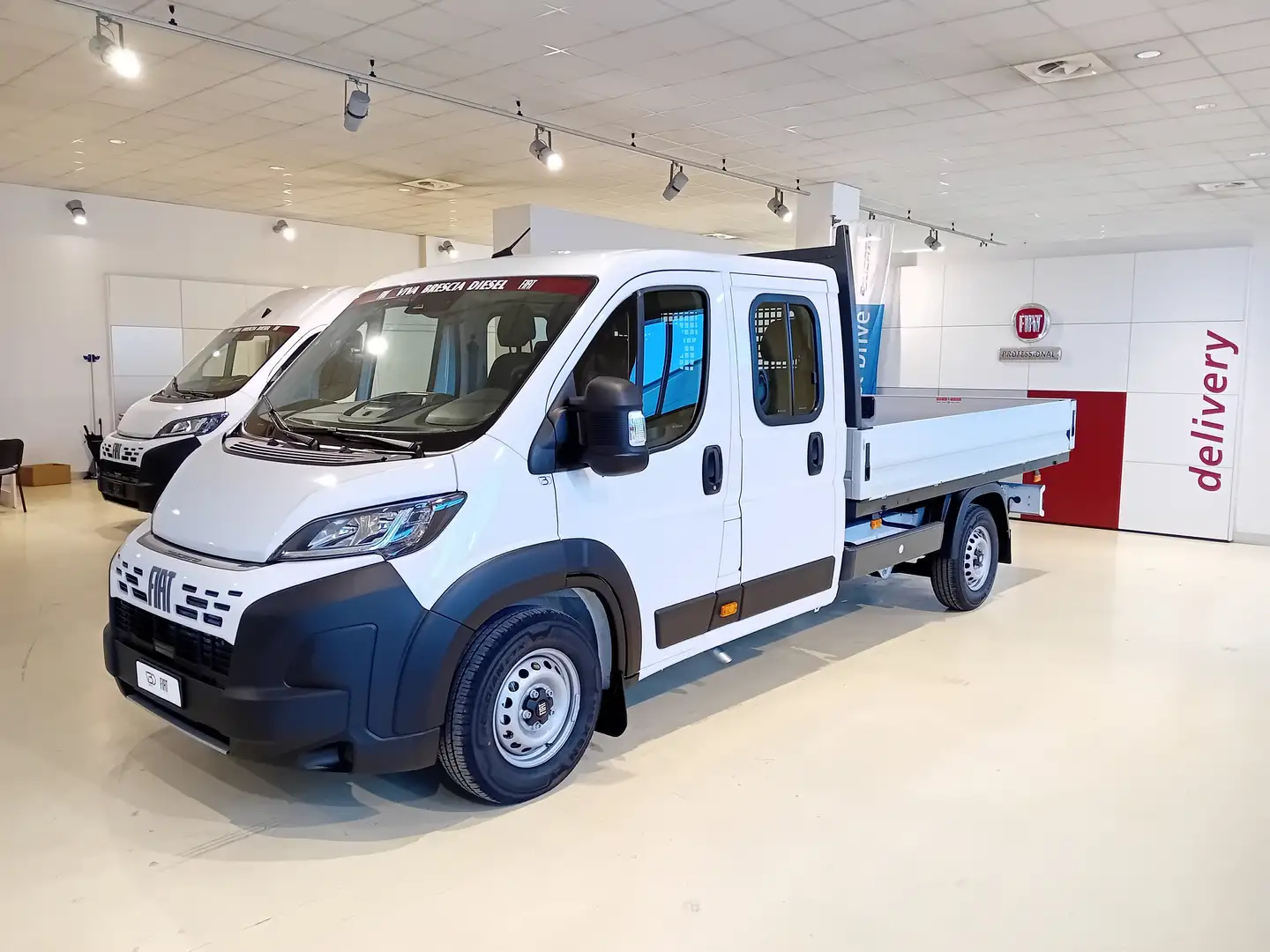 Fiat Ducato dopp. cab. 35Q LH1 140 CV cassone fisso 2.950 mm Bianco - 2