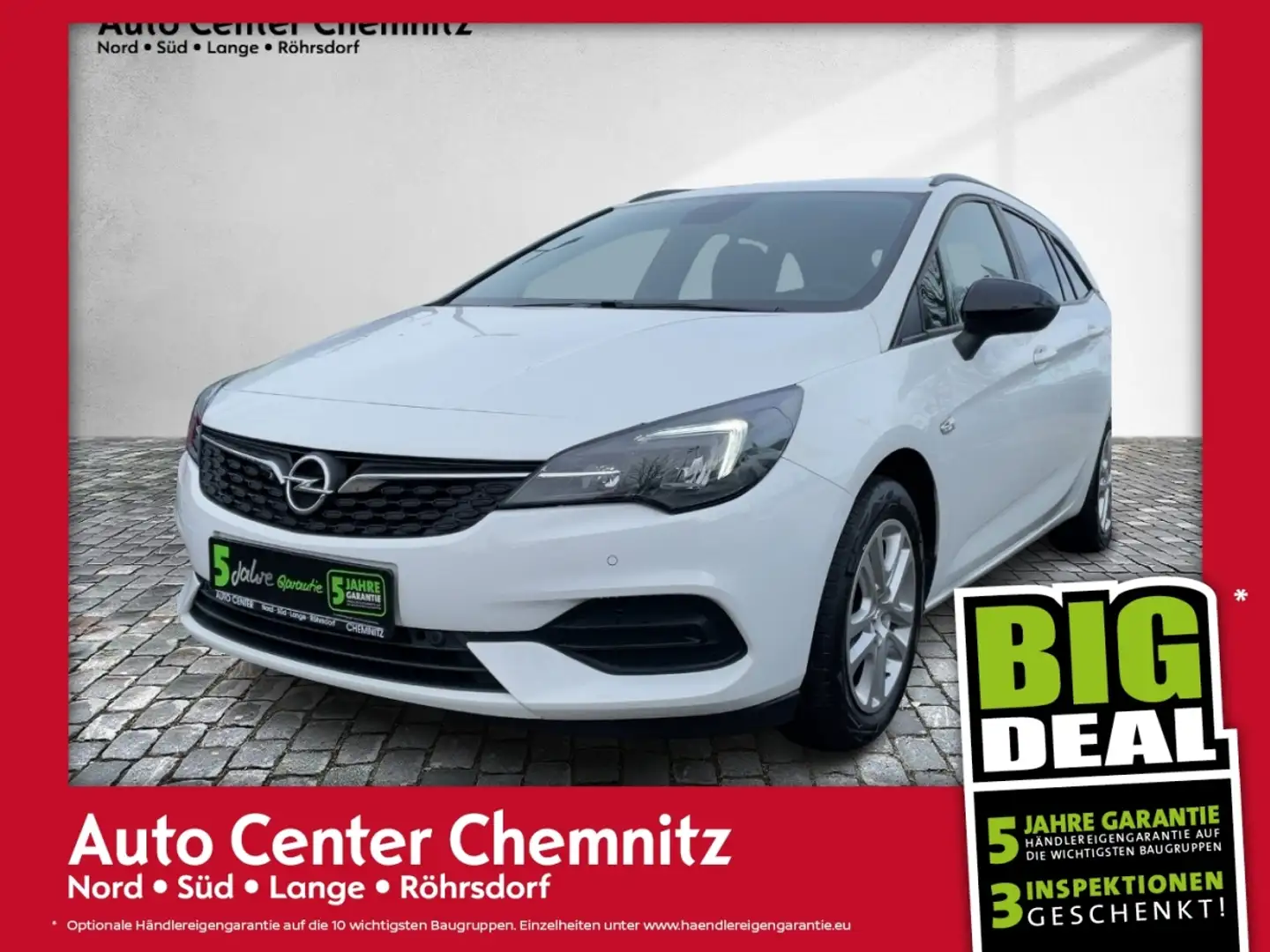 Opel Astra K ST 1.2 Edition LED/SHZ/LHZ/PDC/Kamera Weiß - 1
