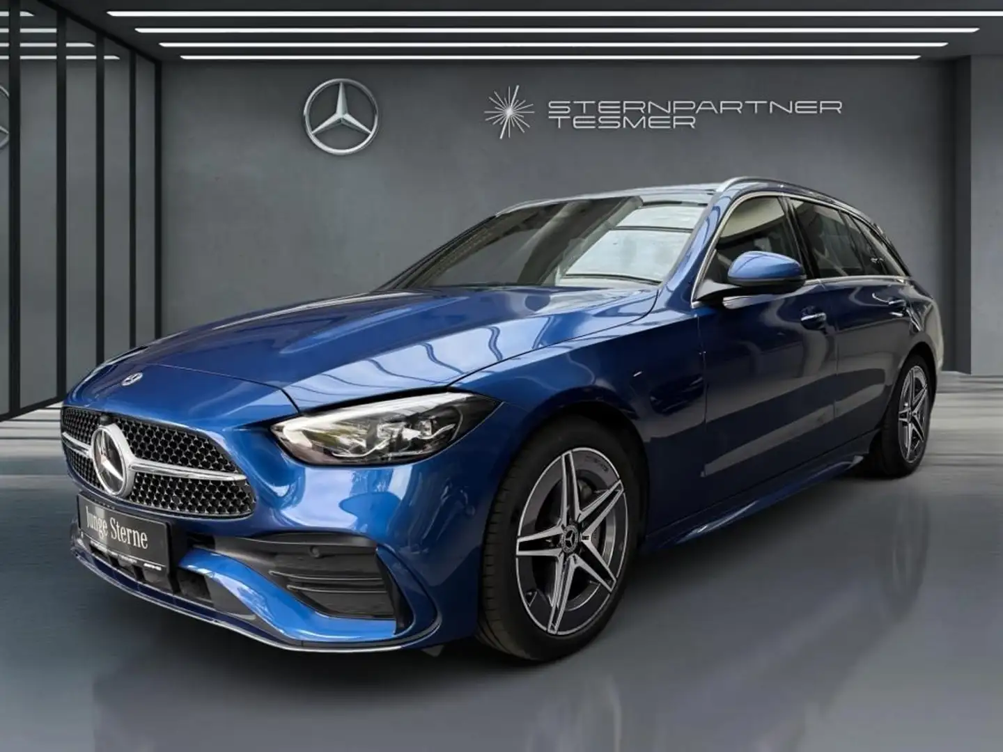 Mercedes-Benz C 220 d T AMG+AHK+KAMERA+DISTRONIC Blau - 2