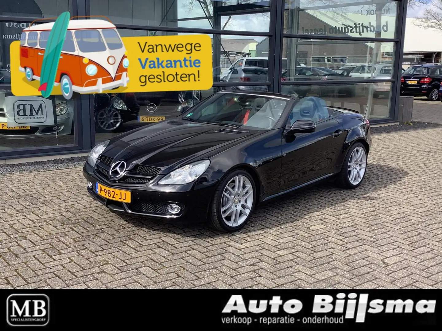 Mercedes-Benz SLK 200 K. Sport edition, face lift, zeer net Noir - 1