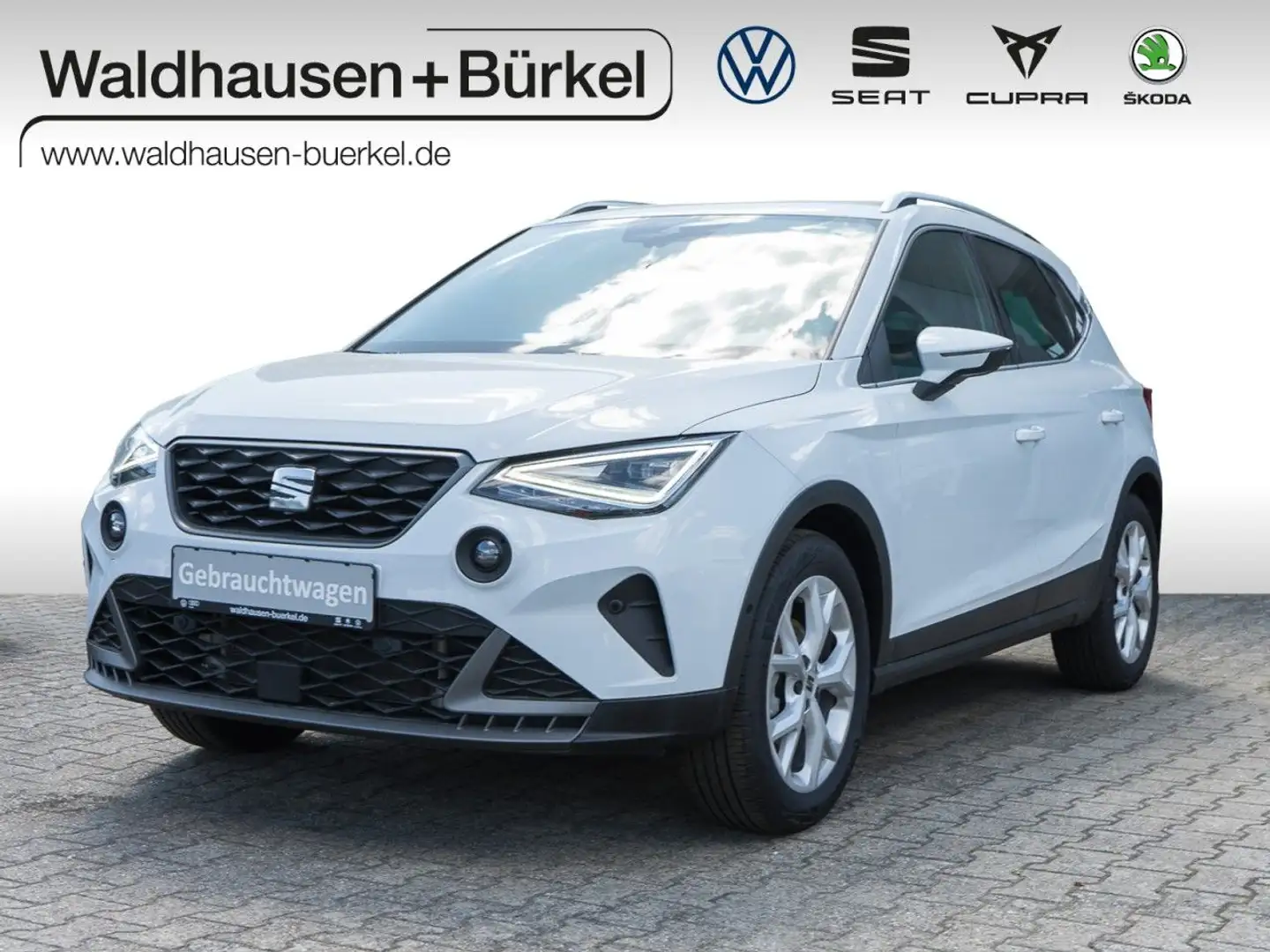 SEAT Arona FR 1.0 TSI+LED+Infotain+Kessy+Kamera Weiß - 1