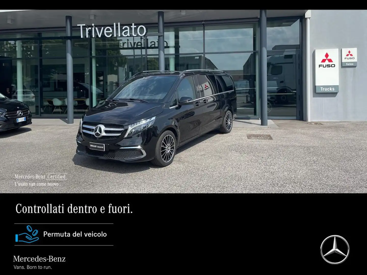 Mercedes-Benz V 250 extralong 250 d premium auto Nero - 1