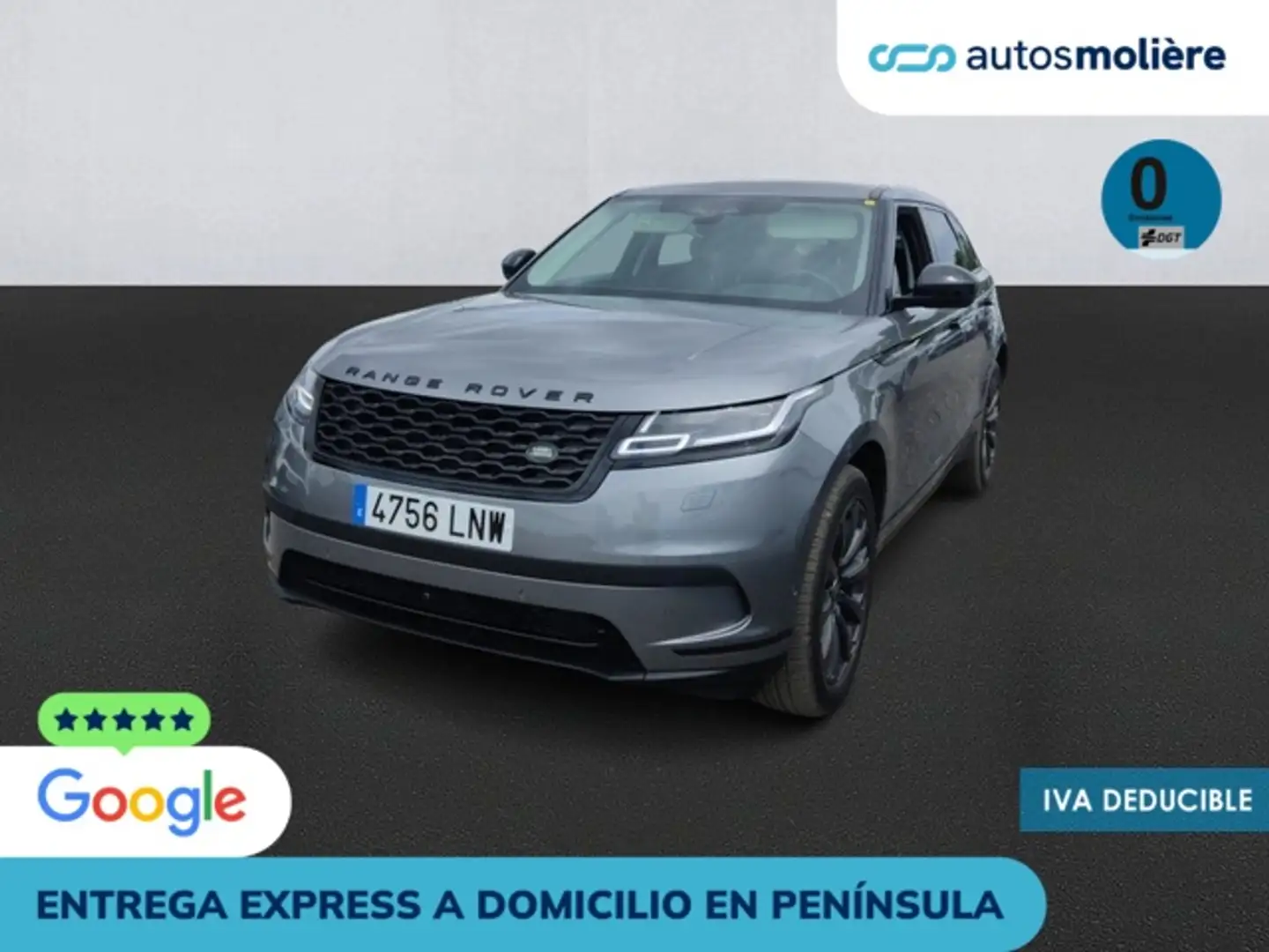 Land Rover Range Rover Velar 2.0 i4 PHEV S 4WD Aut. 404 Gris - 1