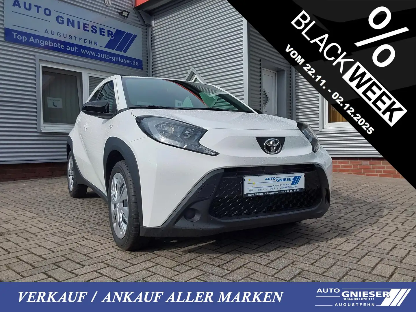 Toyota Aygo X Business Edition ACC/APP/KAM/SHZ 53 kW (72 PS),... Weiß - 1