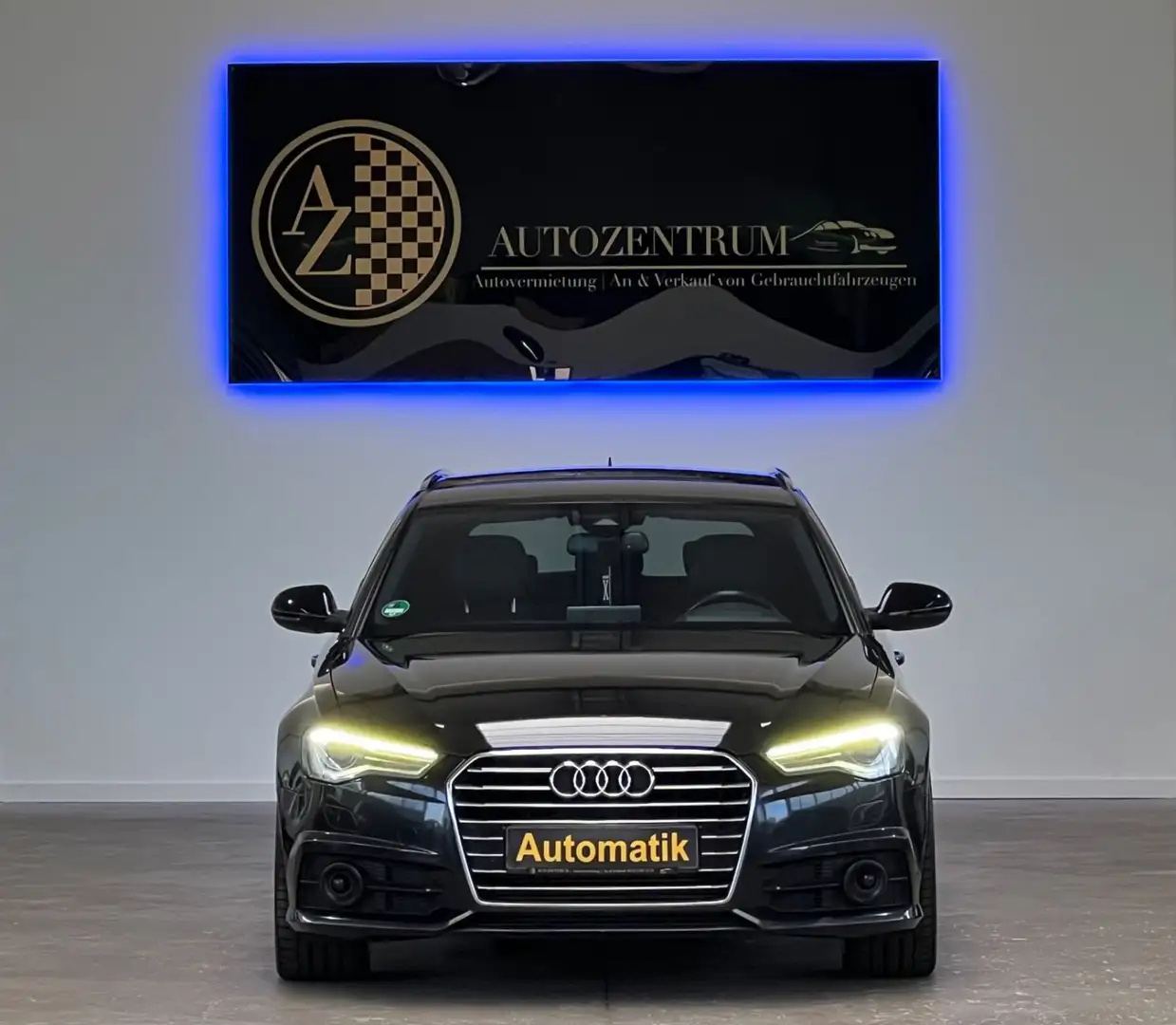 Audi A6 3.0 TDI quattro S-line Sport*HUD*RFK*ALCANTAR Zwart - 2