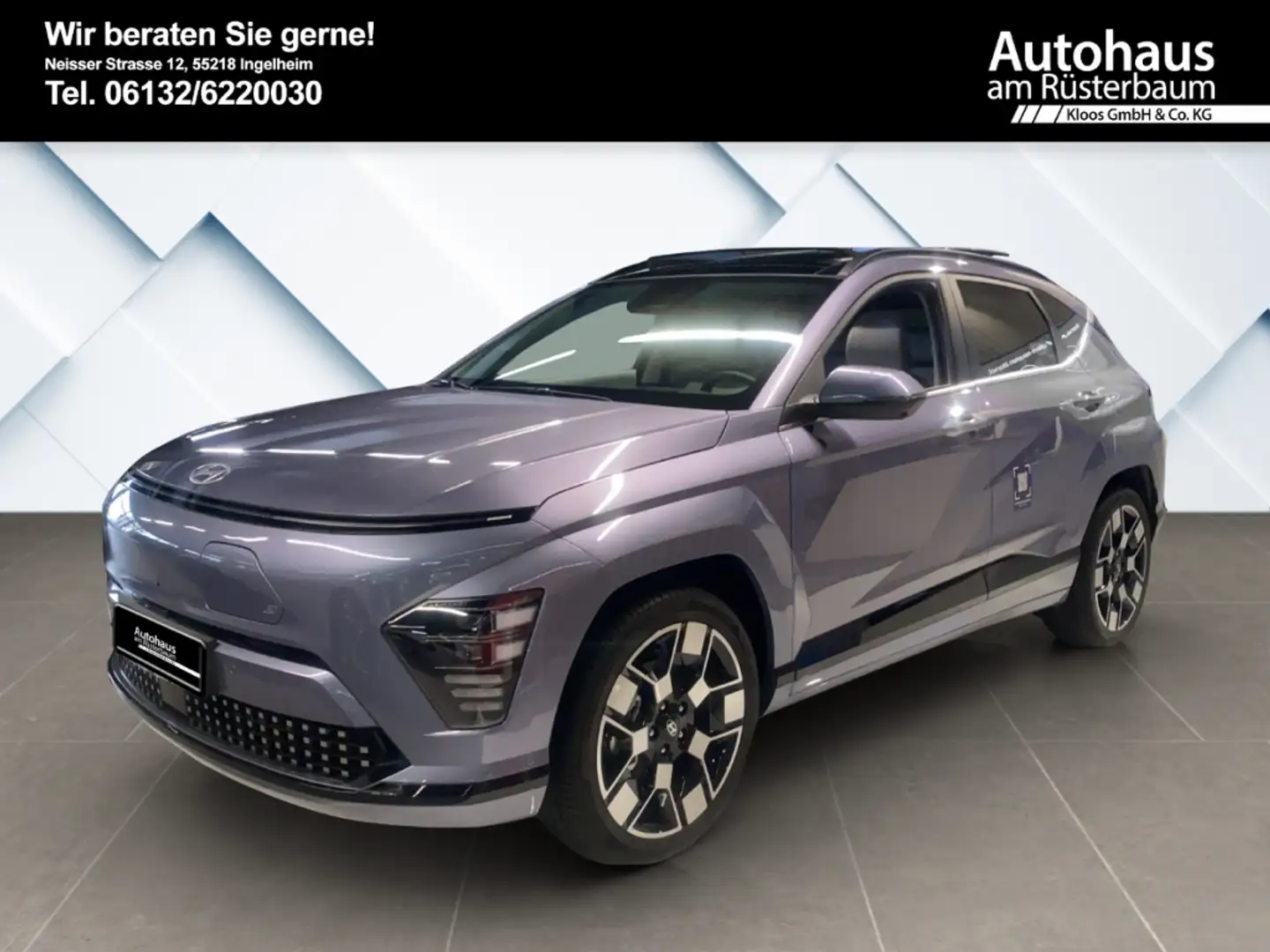 Hyundai KONA Prime (SX2) 65,4kWh Sitz- Assistenz-Paket 19'' Bos Blau - 2