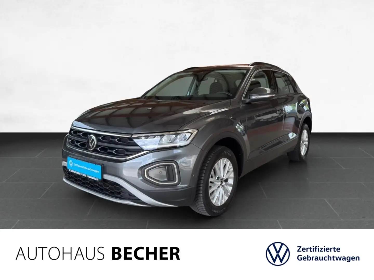 Volkswagen T-Roc 1.0 TSI 6-Gang Life /LED/PDC/Sitzhz/ACC Grau - 1