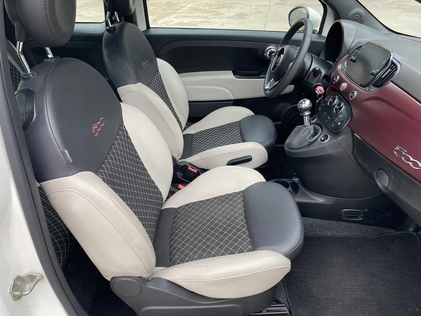 Fiat 500 500 1.2 Star 69cv - Solo 30ooo Km !!! Blanc - 1