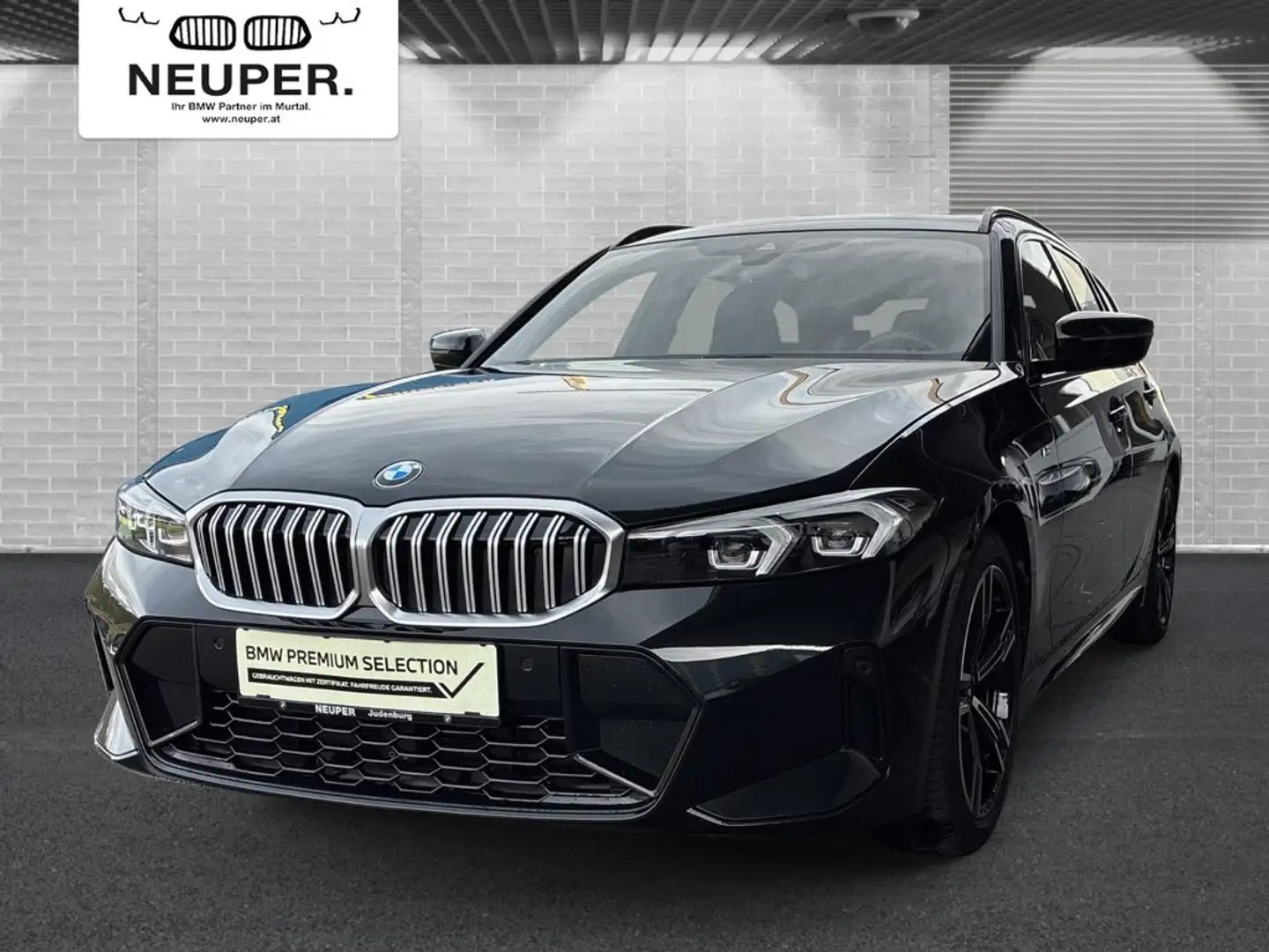 BMW 318 318d Noir - 1