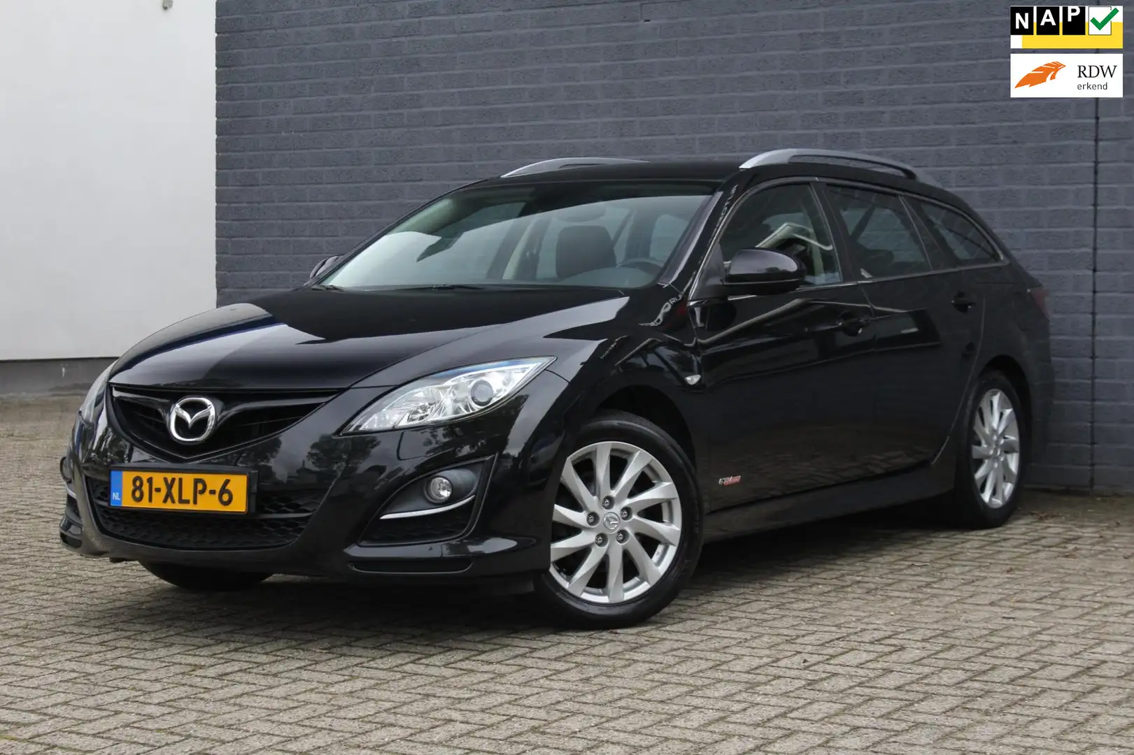 Mazda 6 Sportbreak 2.0 GT-M Line, Dealer onderhouden, NAP Zwart - 1