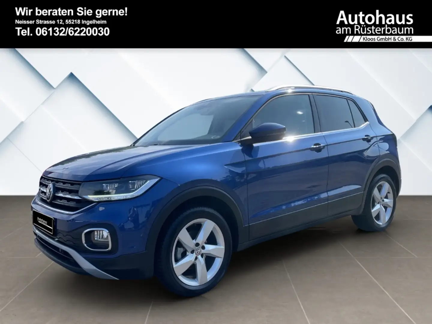 Volkswagen T-Cross Style EU6d-T T-CROSS 1.0 TSI Navi LED ACC Apple Ca Bleu - 2