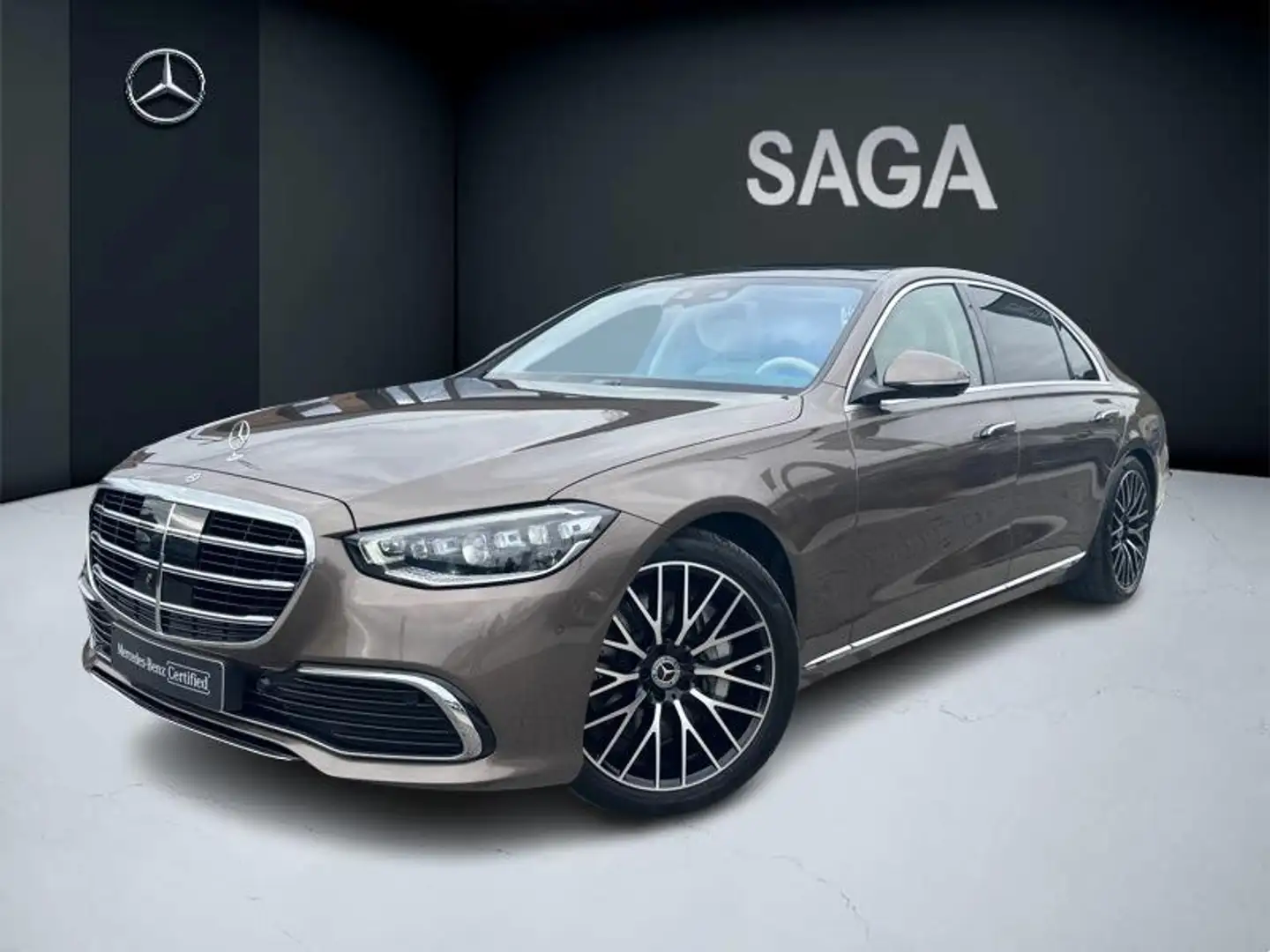 Mercedes-Benz S 450 4MATIC Berline version longue Brun - 1