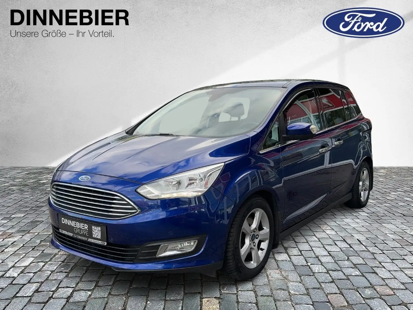 Ford C-Max 1.5 EcoBoost Grand Titanium NAVI AHK PDCSTH Blauw - 2