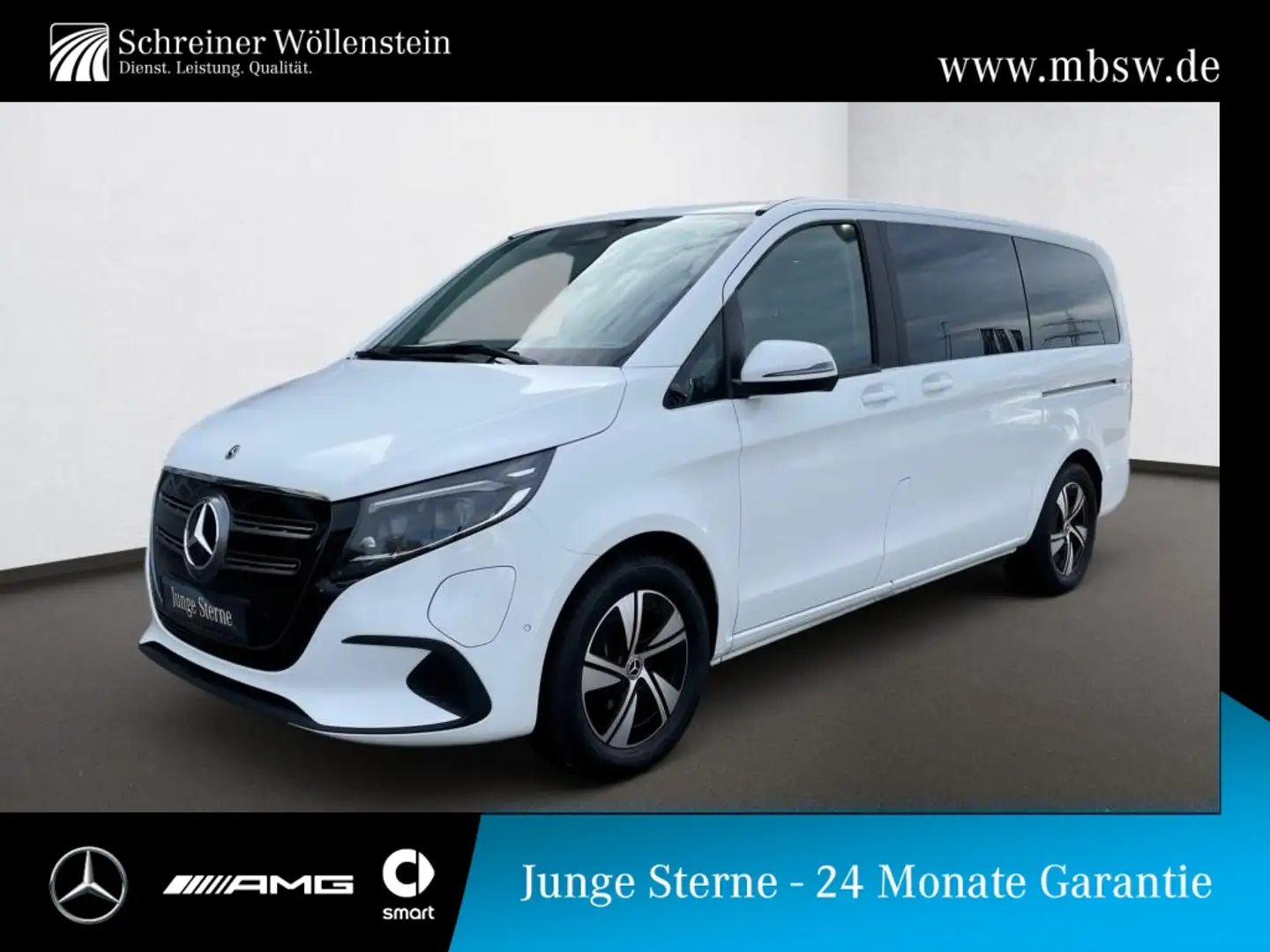 Mercedes-Benz EQV 300 L *THERMOTRONIC*EASY-PACK*MBUX*TEMPMATIC Weiß - 1