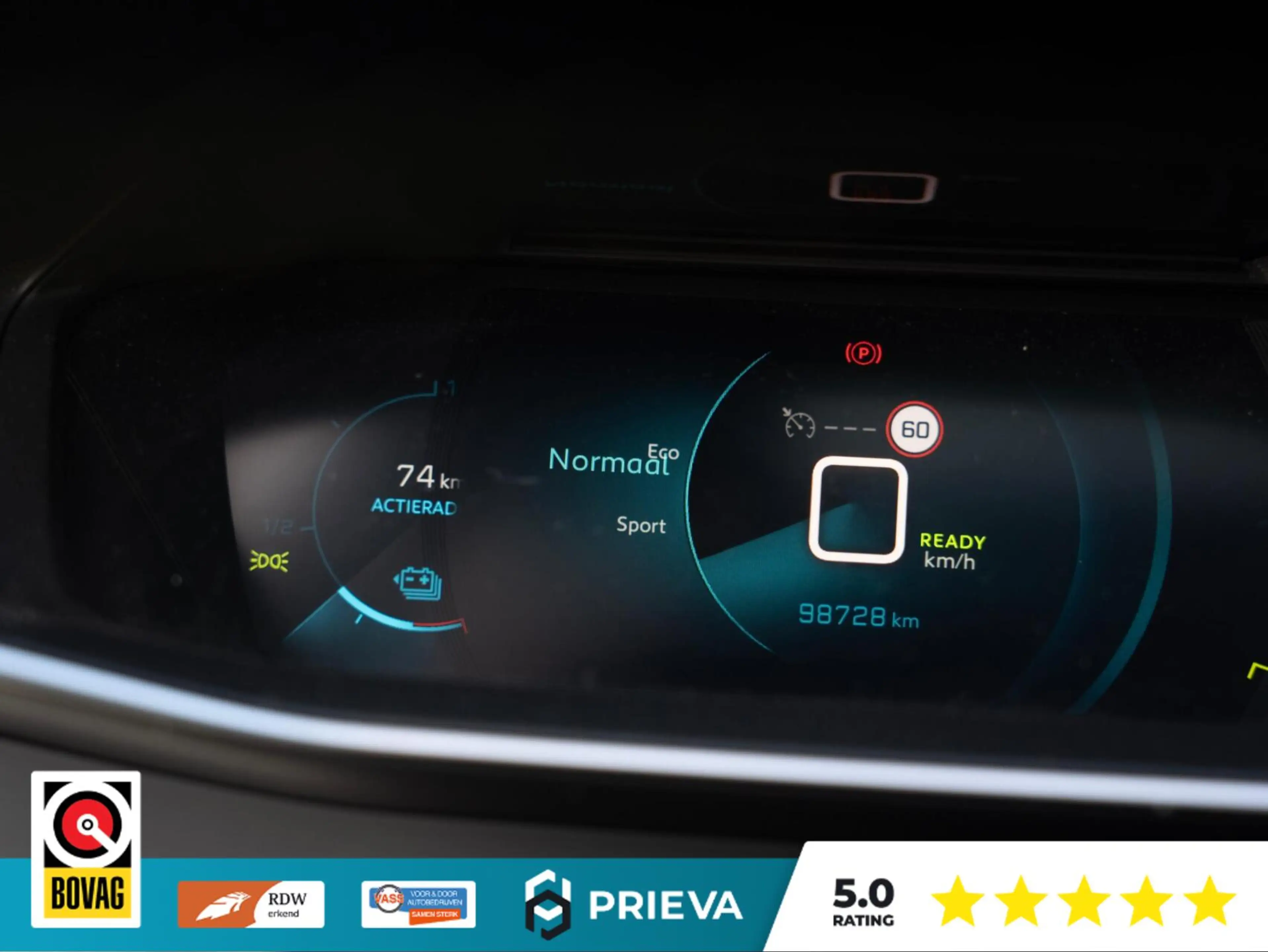 Peugeot e-208 EV GT PANO 350 50 kWh — photo 41